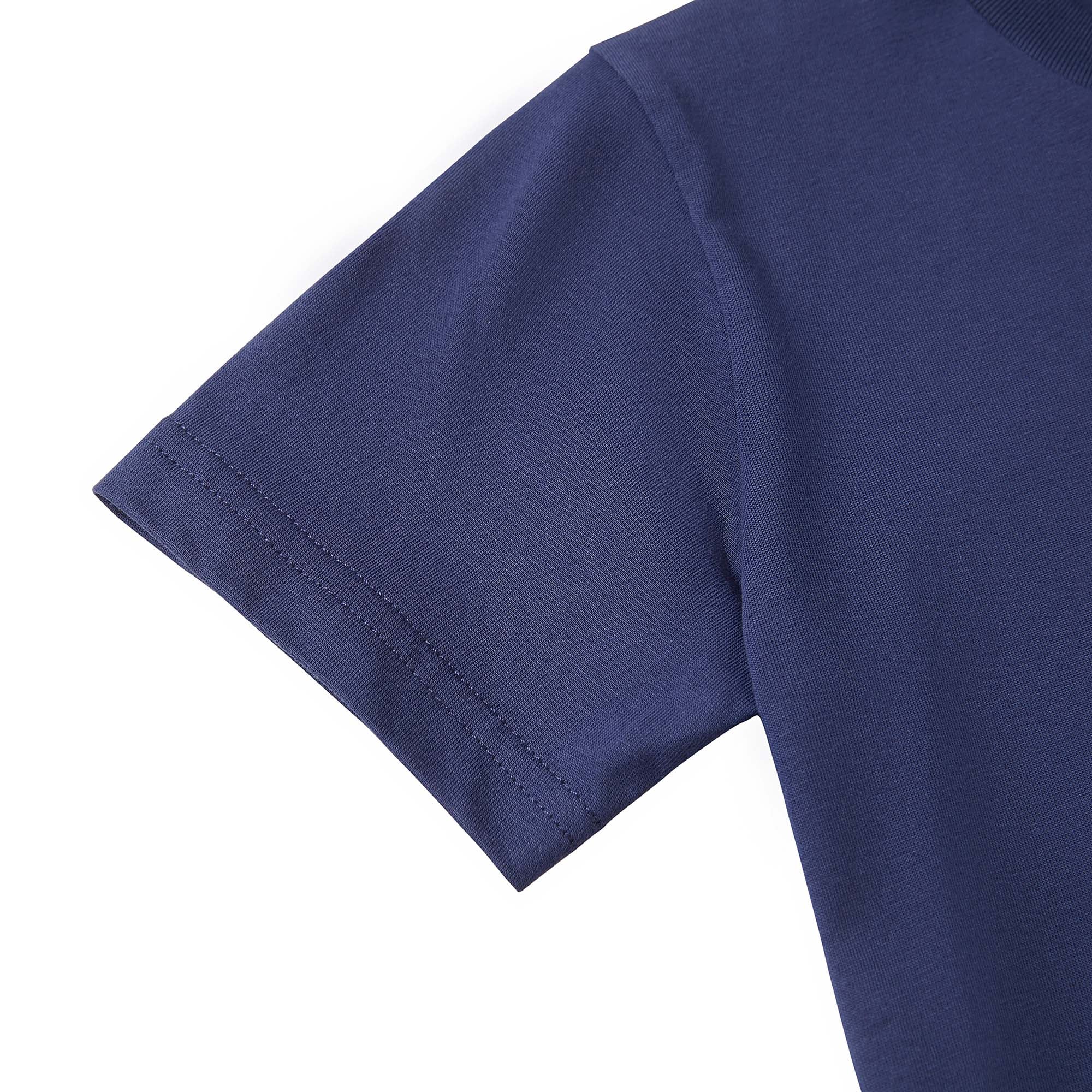 Boys Blue Cotton T-shirt