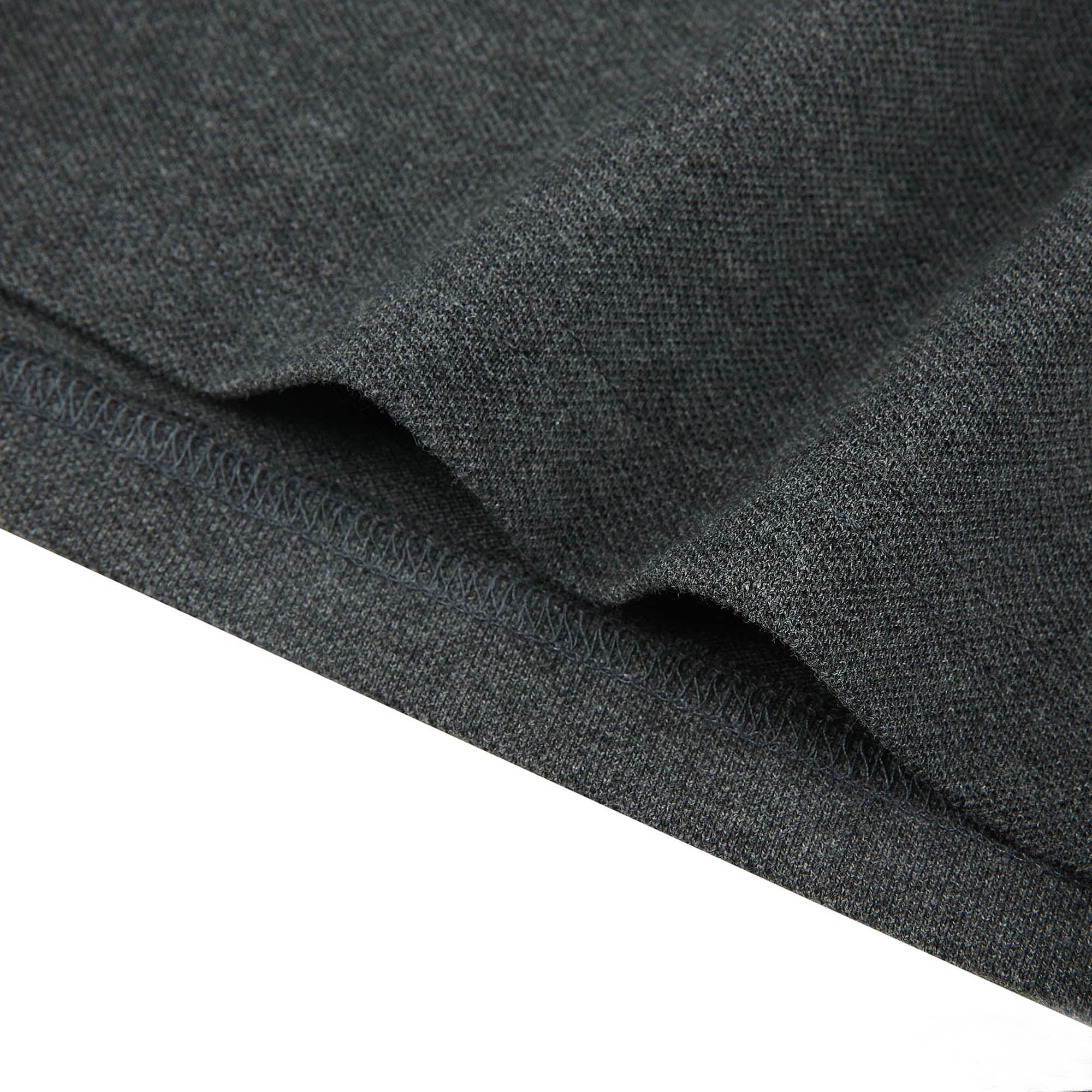 Boys Dark Grey Cotton Polo Shirt