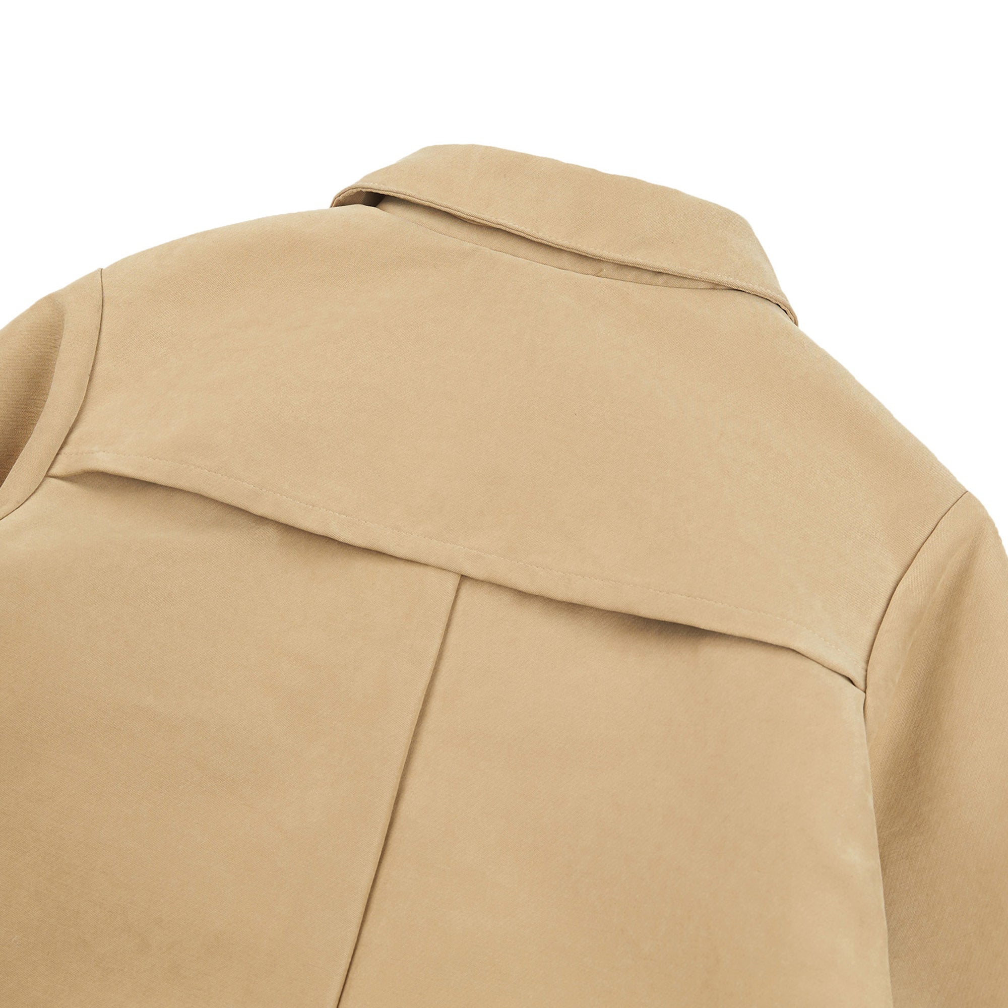 Boys & Girls Beige Cotton Coat