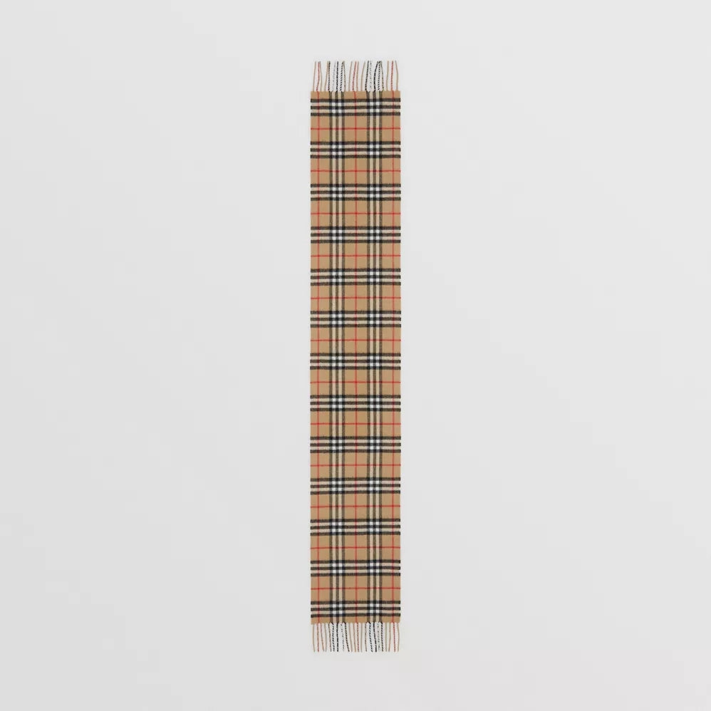 Boys & Girls Beige Stripe Wool Scarve