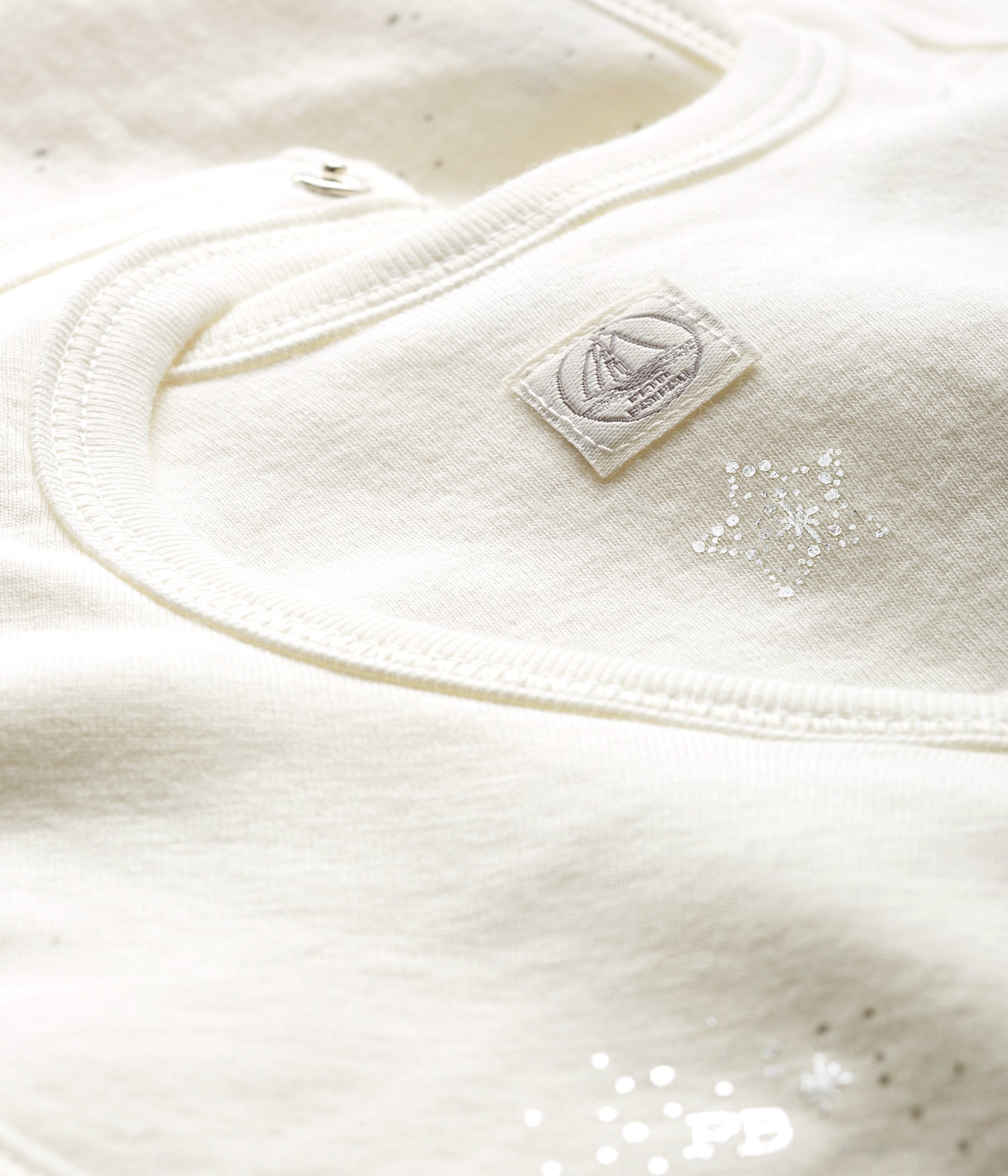 Baby Boys & Girls Beige Cotton Bib