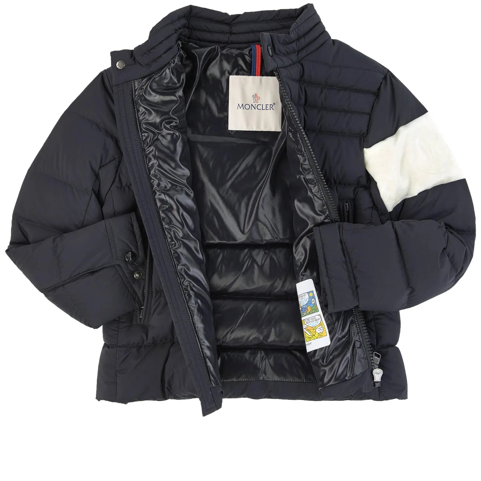 Boys Black Padded Down Jacket