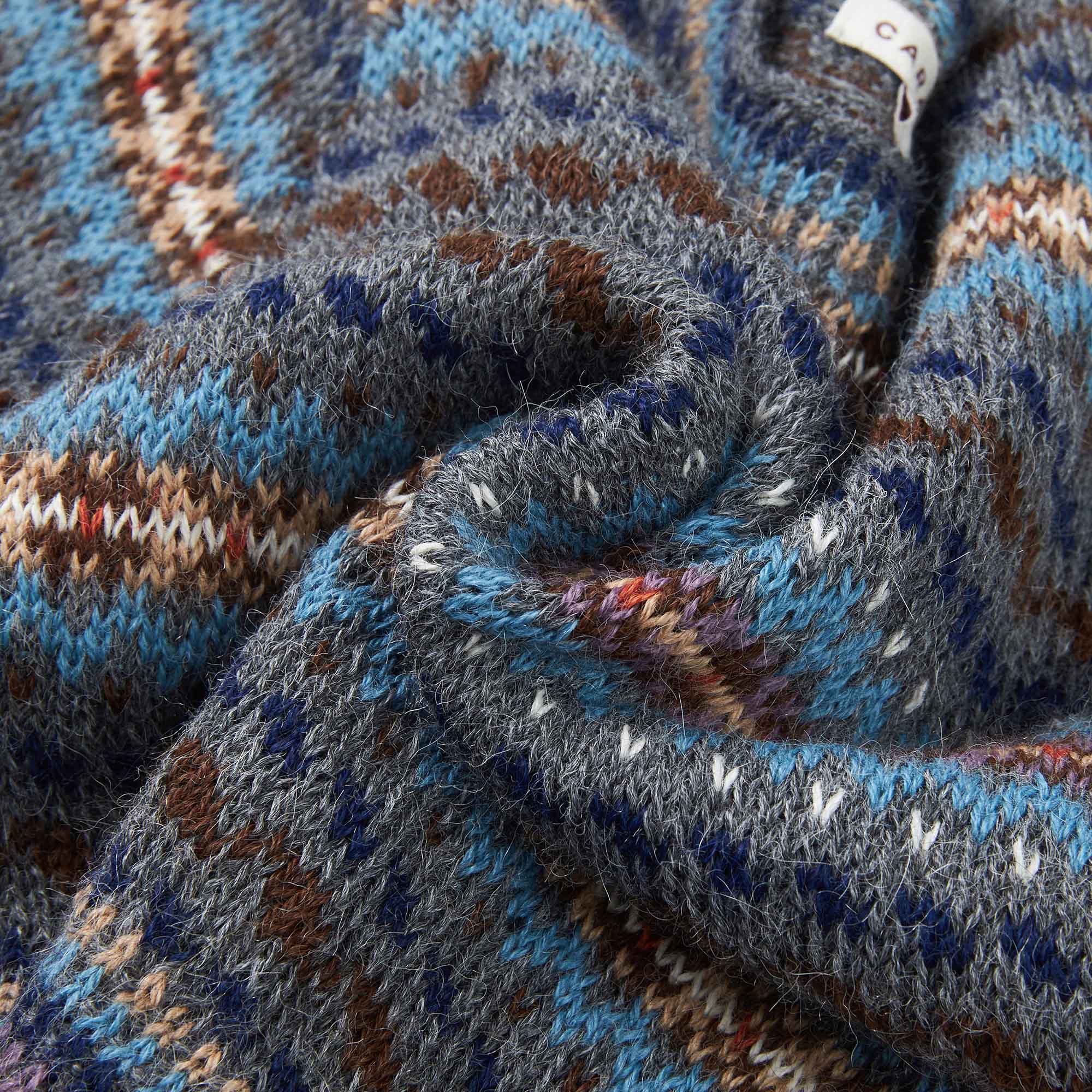 Boys & Girls Grey Alpaca Wool Sweater