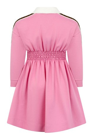 Robe rose vif avec logo FF pour fille