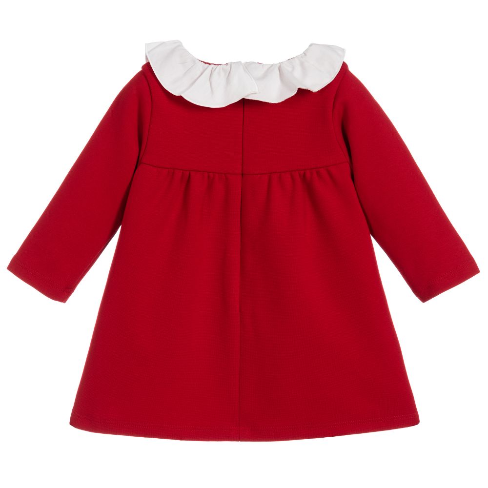 Robe rouge pour bébé fille