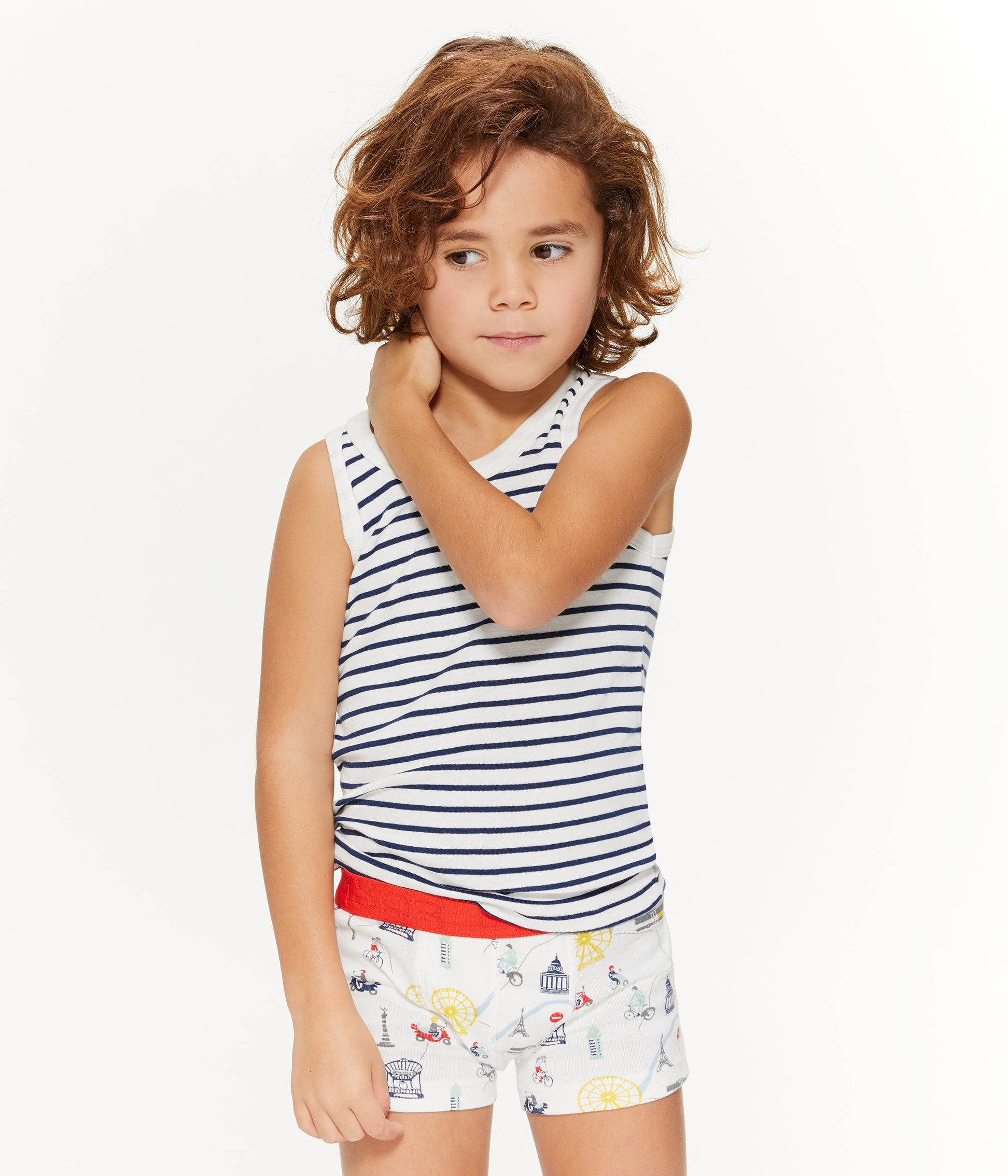 Boys Multicolor Cotton Vest Sets