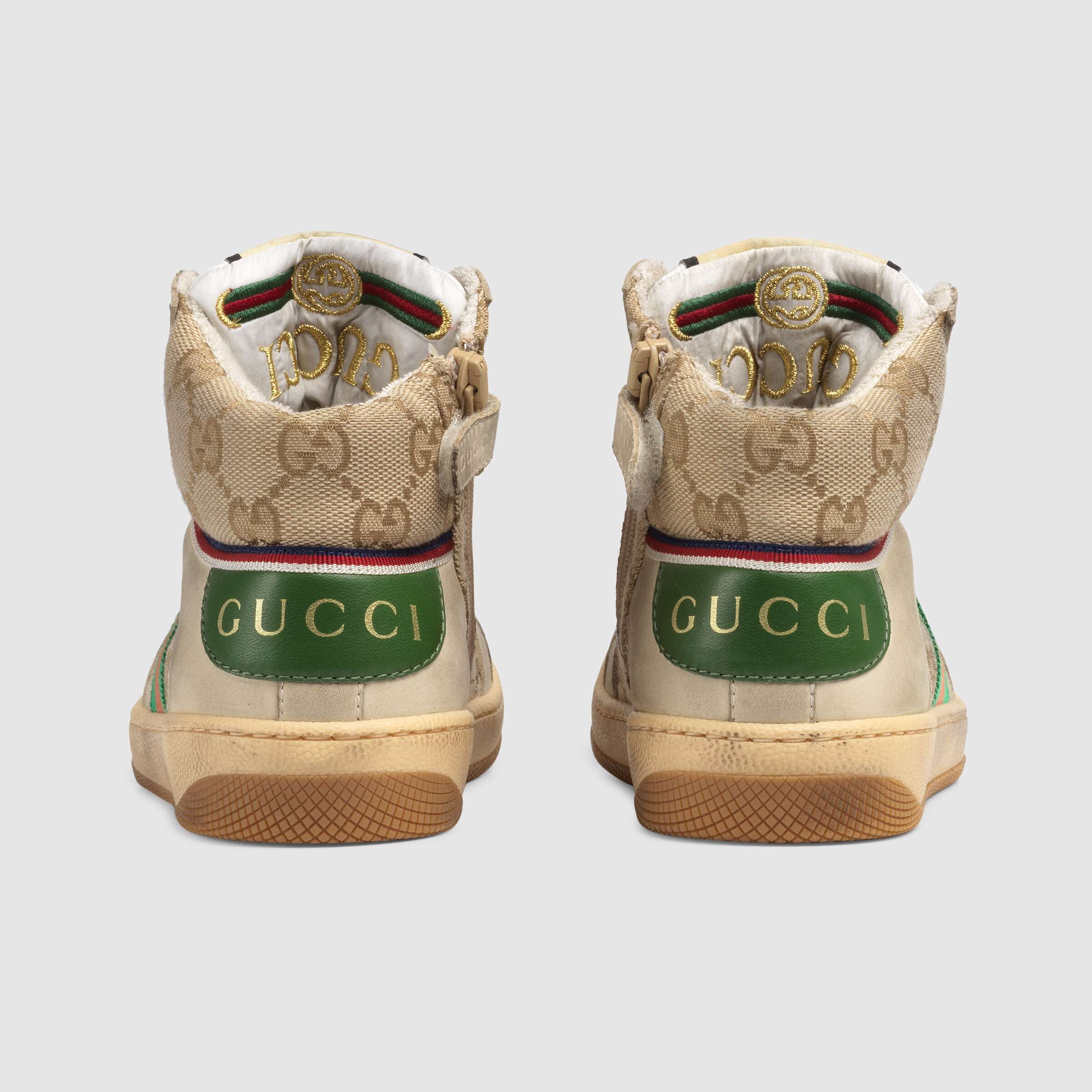 Boys & Girls Beige GG Sneakers