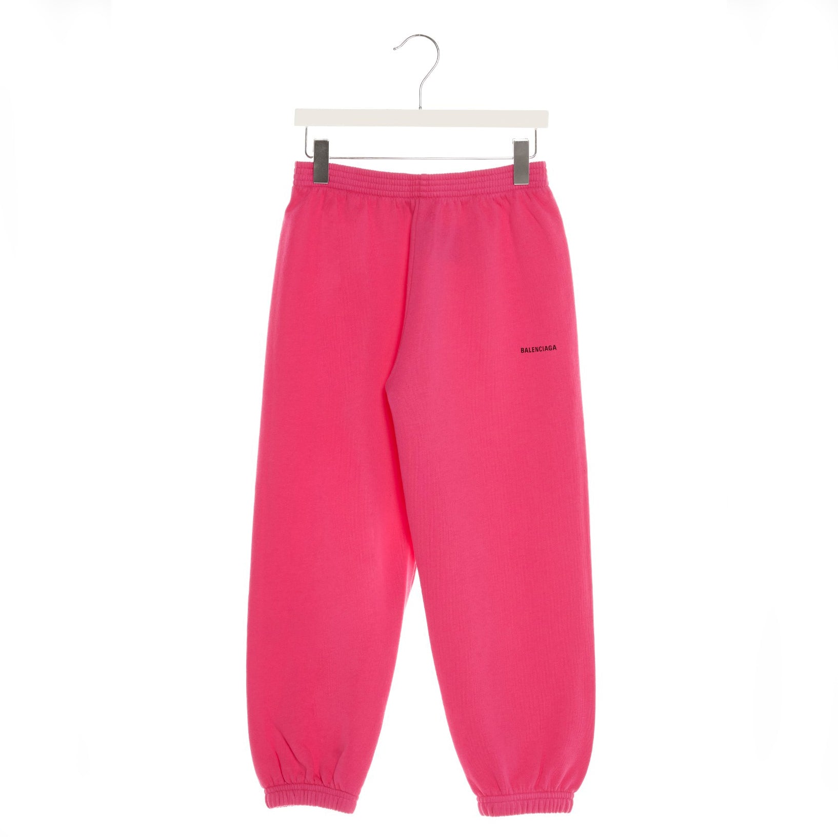 Pantalon en coton rose pour filles avec logo