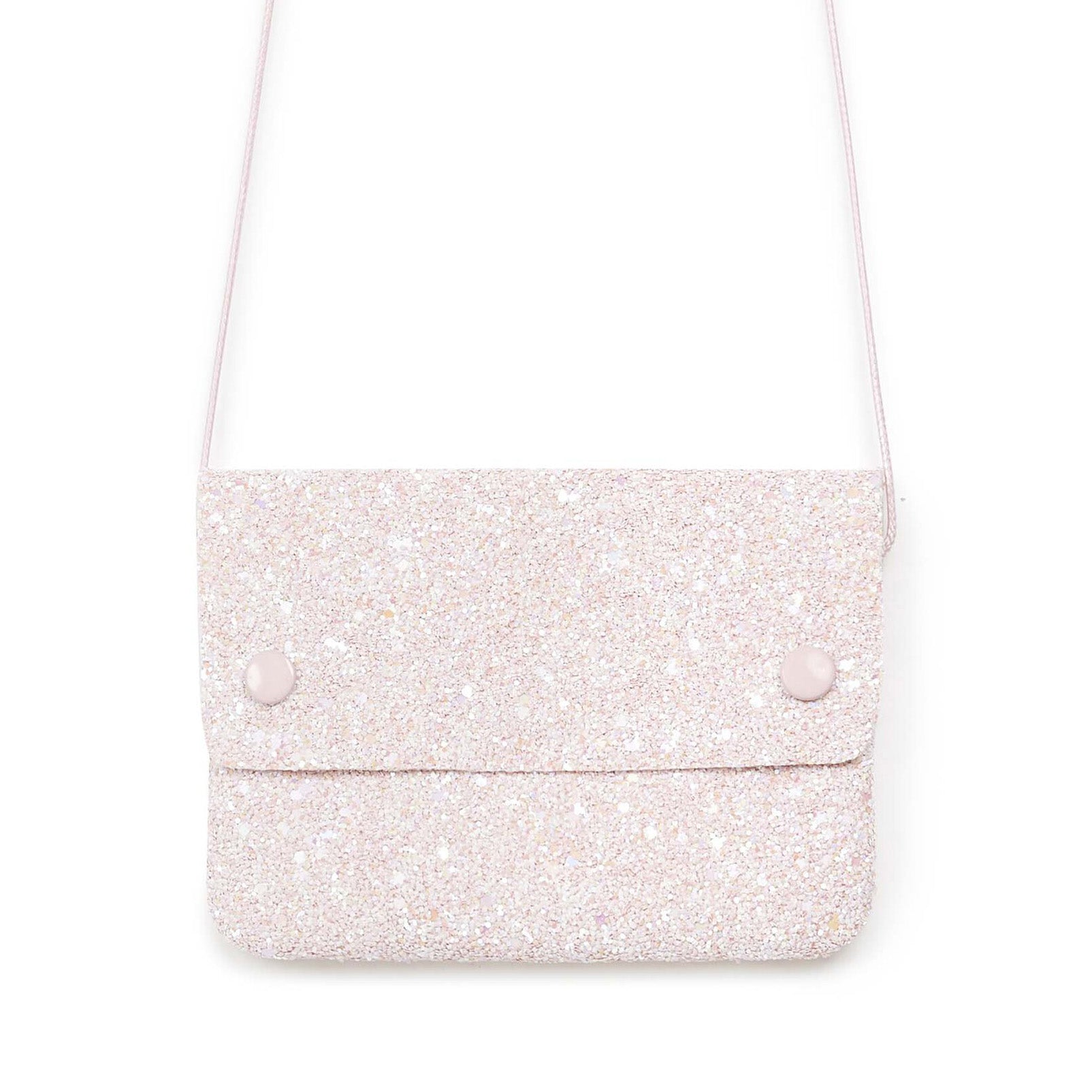 Sac bandoulière rose à paillettes pour filles