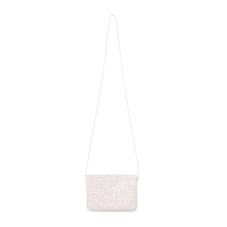 Sac bandoulière rose à paillettes pour filles