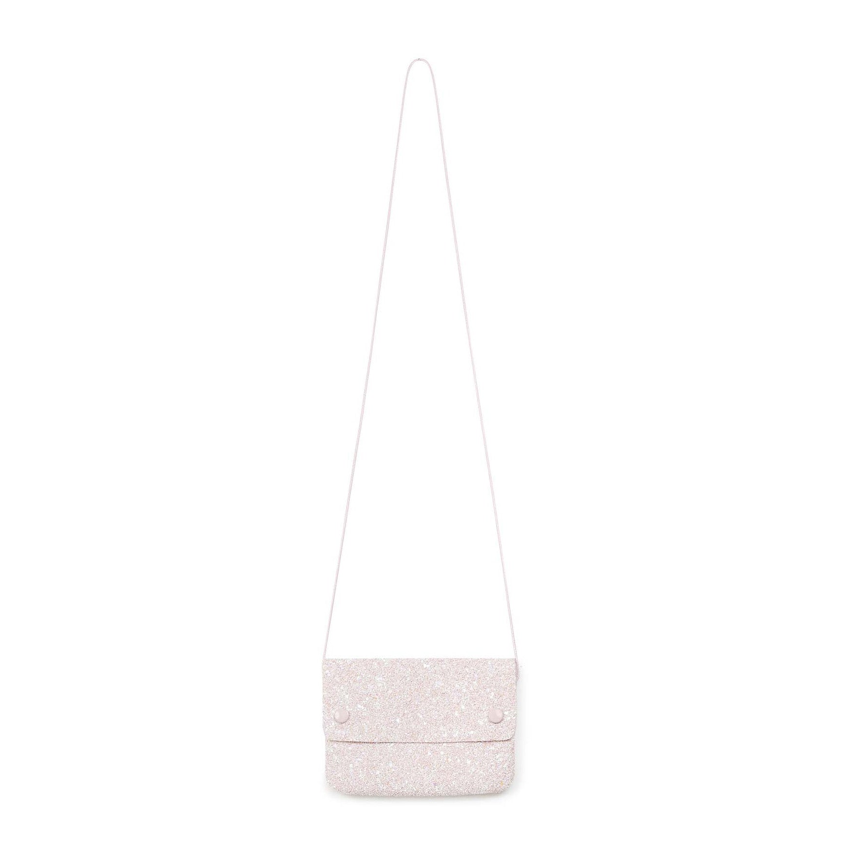 Sac bandoulière rose à paillettes pour filles