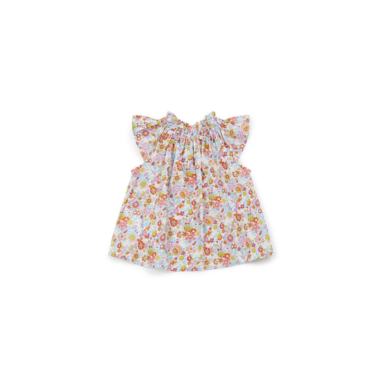 Haut en coton multicolore pour bébé fille