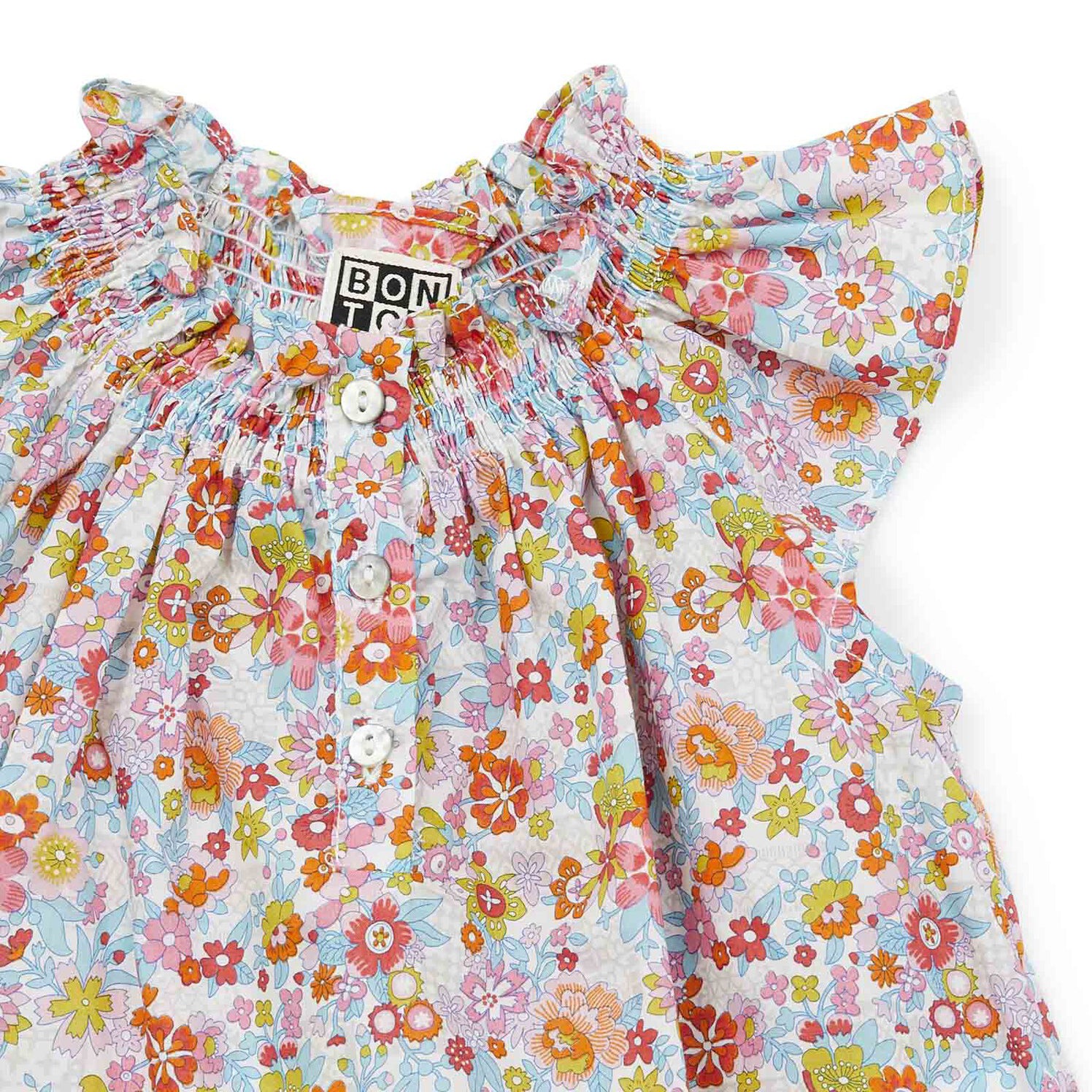 Haut en coton multicolore pour bébé fille