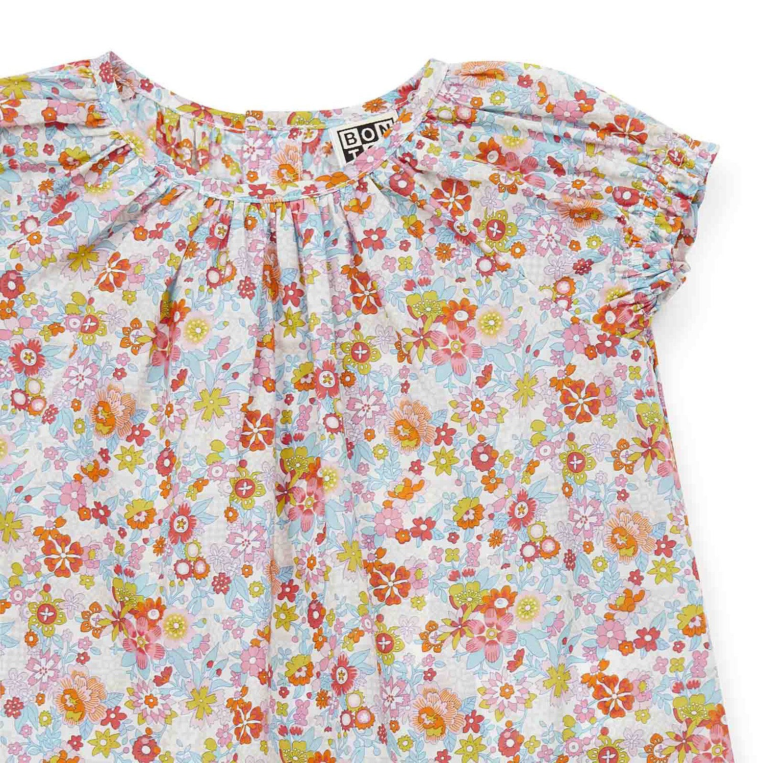 Robe en Coton Fleurie Multicolore pour Bébé Fille