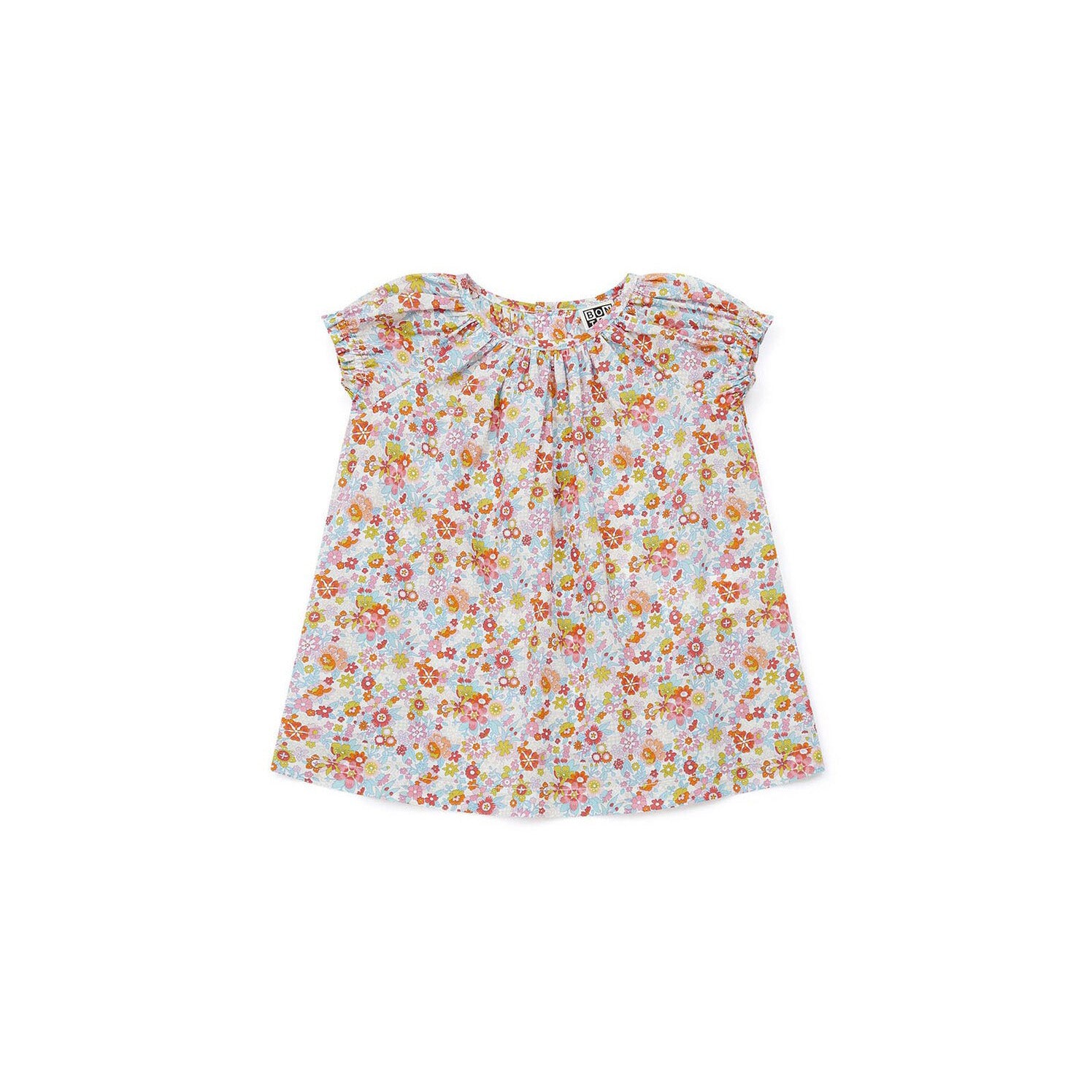 Robe en Coton Fleurie Multicolore pour Bébé Fille