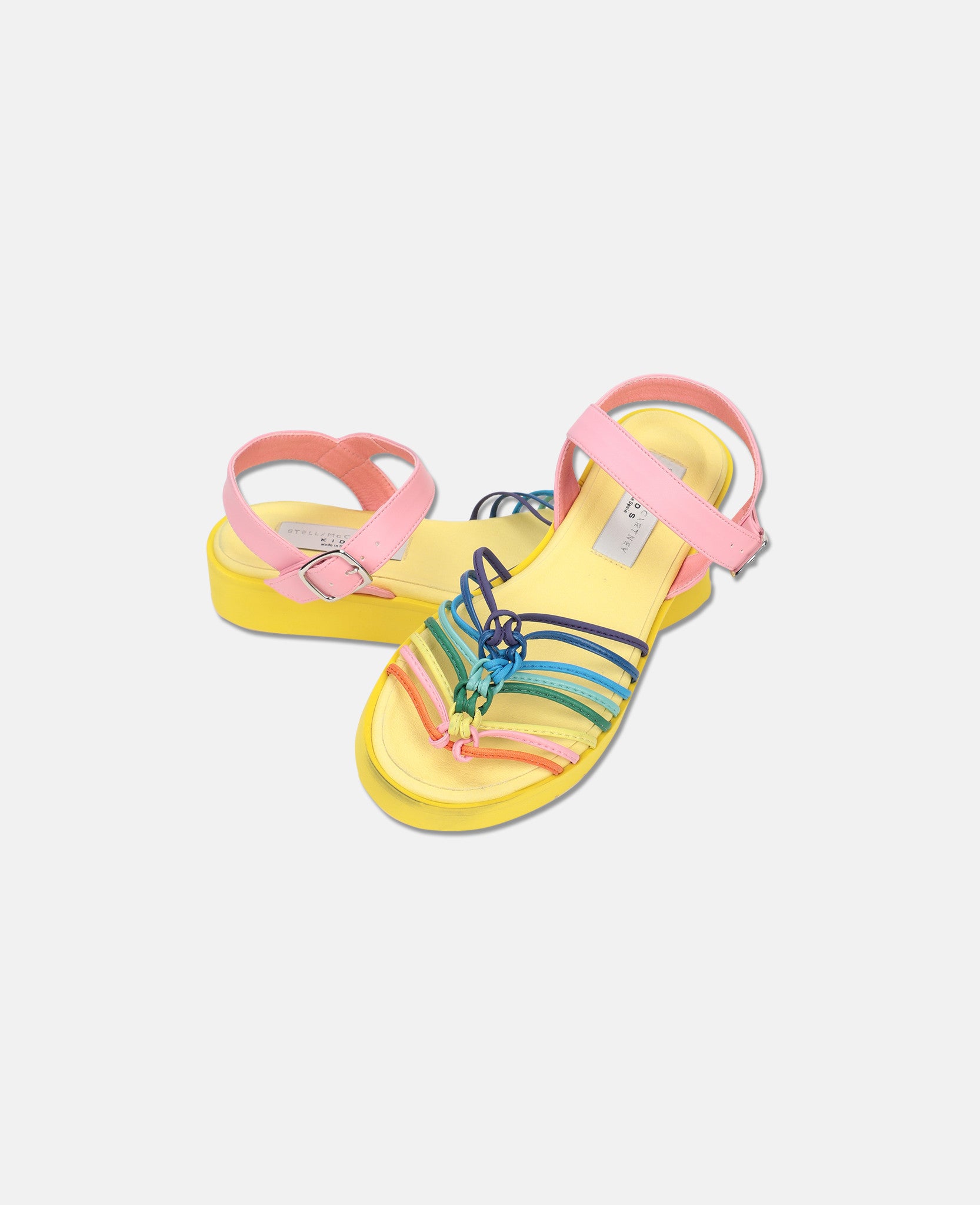 Girls Multicolor Knotted Sandals