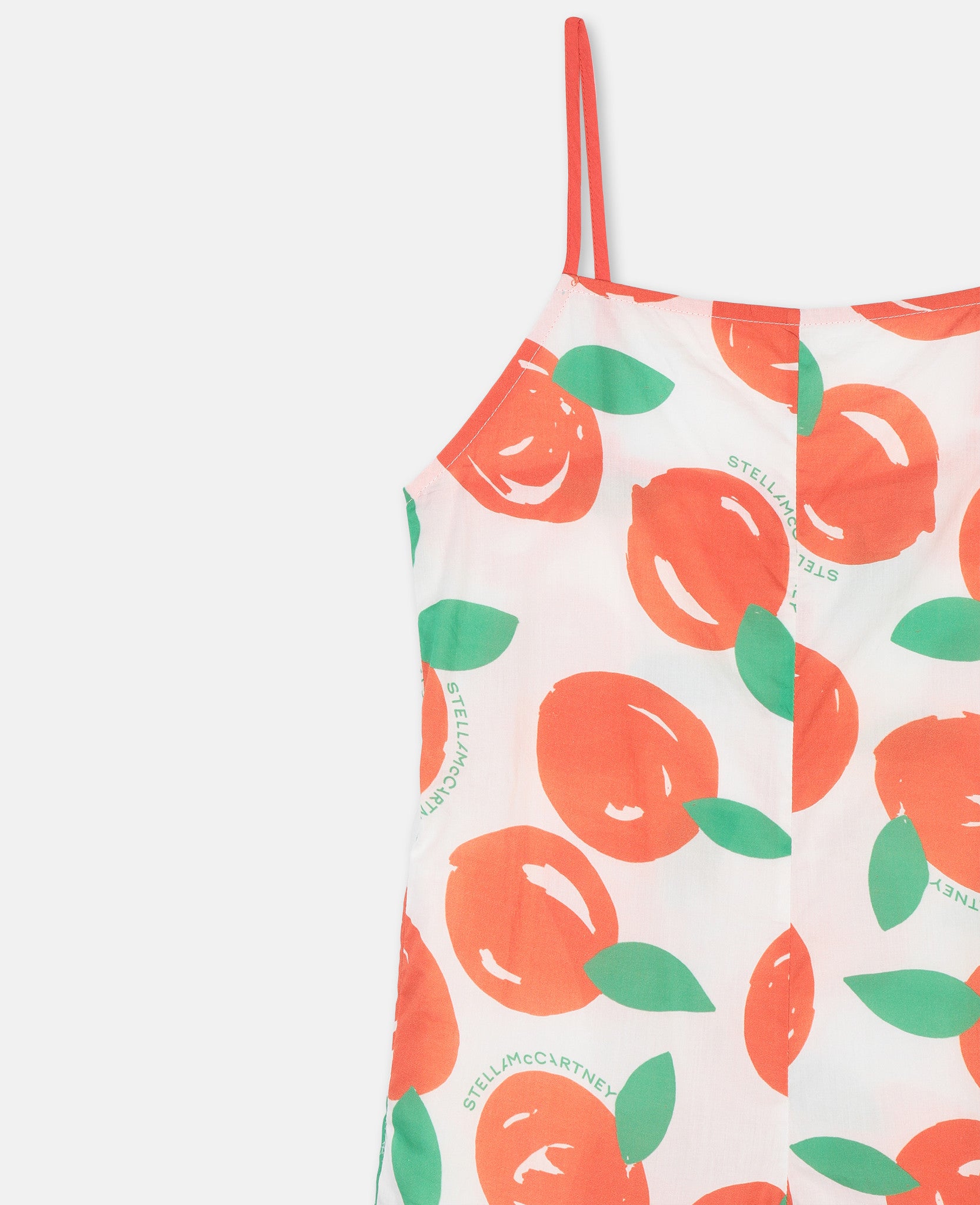 Combinaison en coton orange pour filles