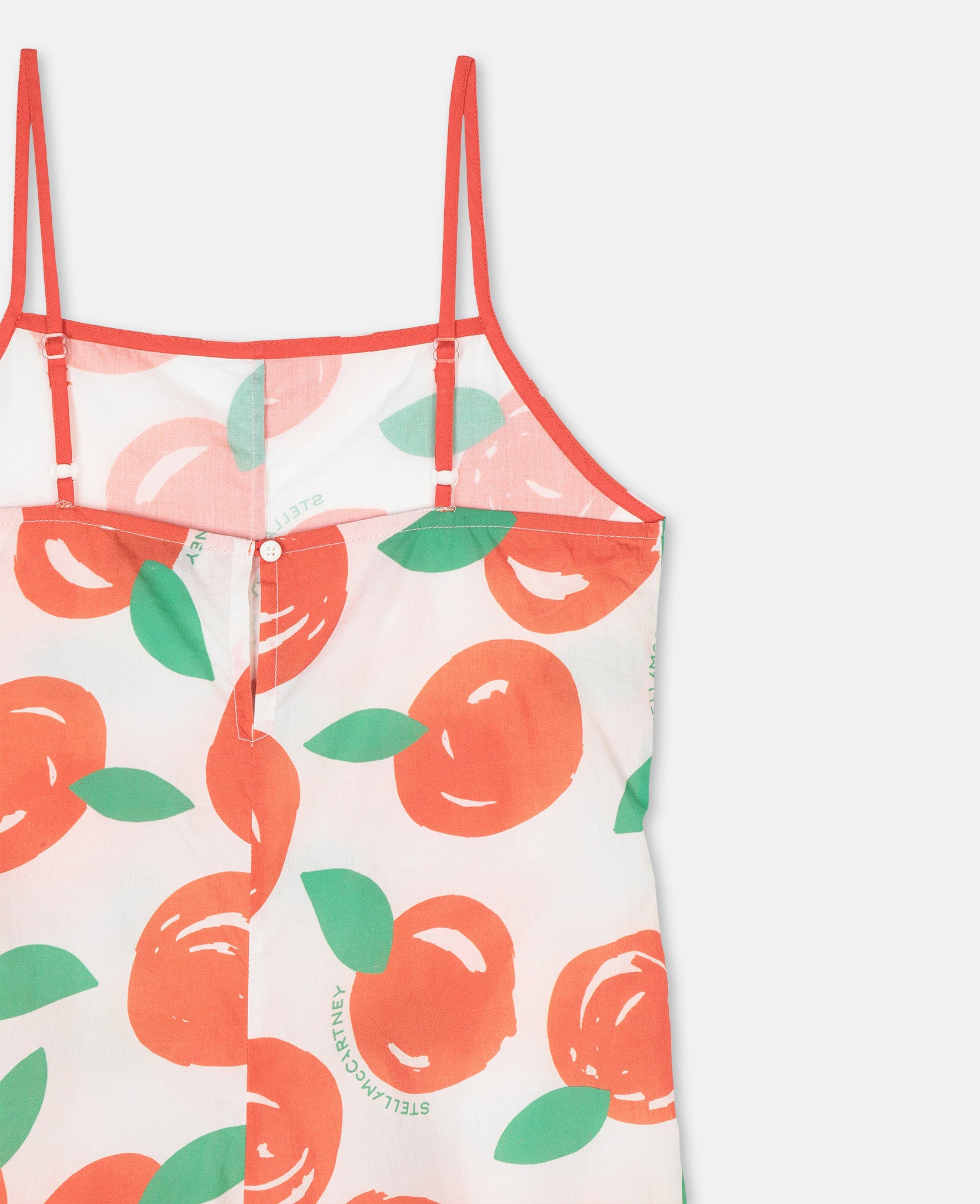 Combinaison en coton orange pour filles