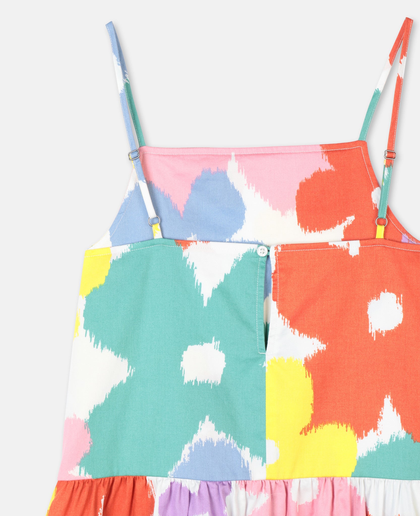 Robe en coton à fleurs multicolores pour filles