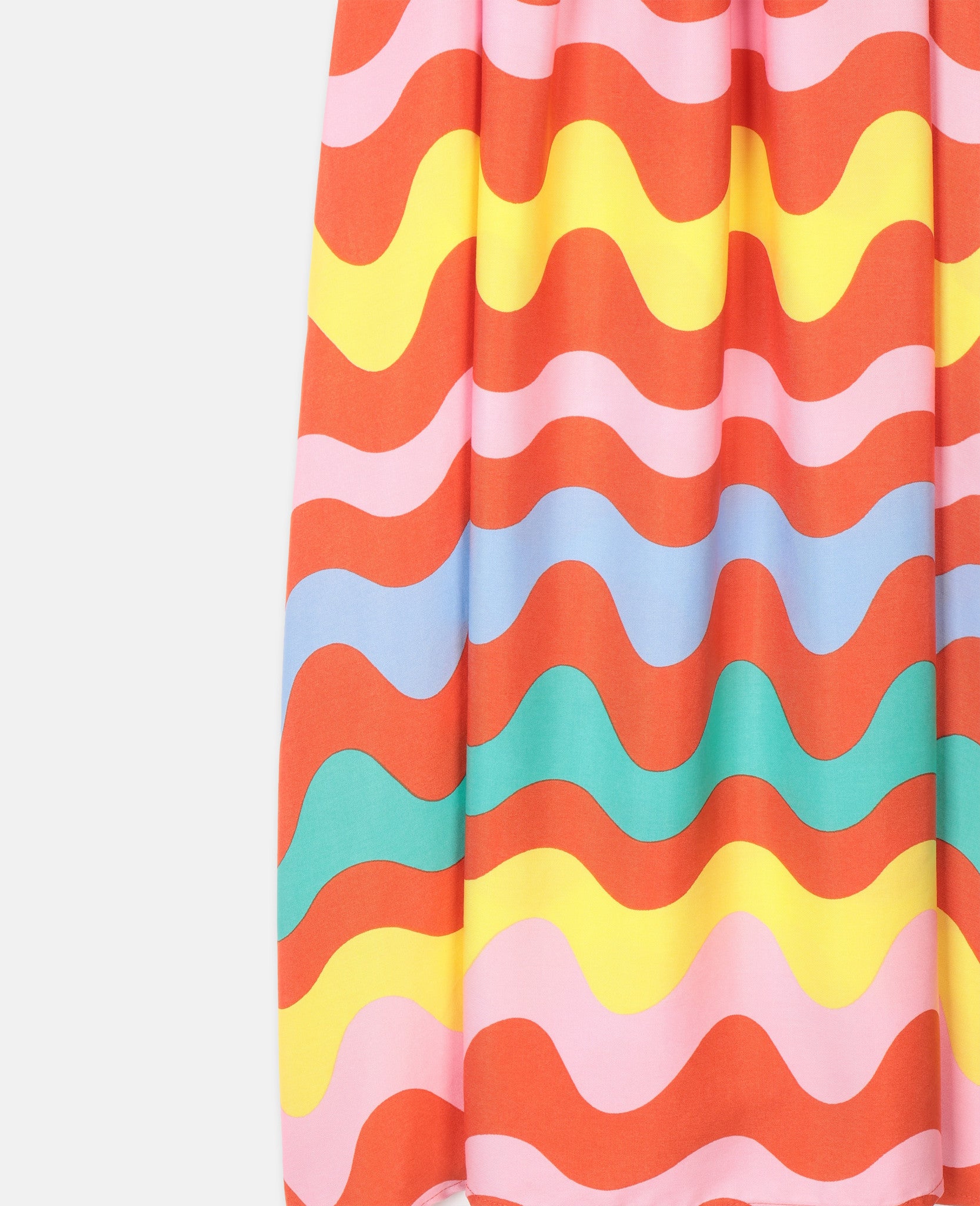 Robe en twill multicolore pour fille