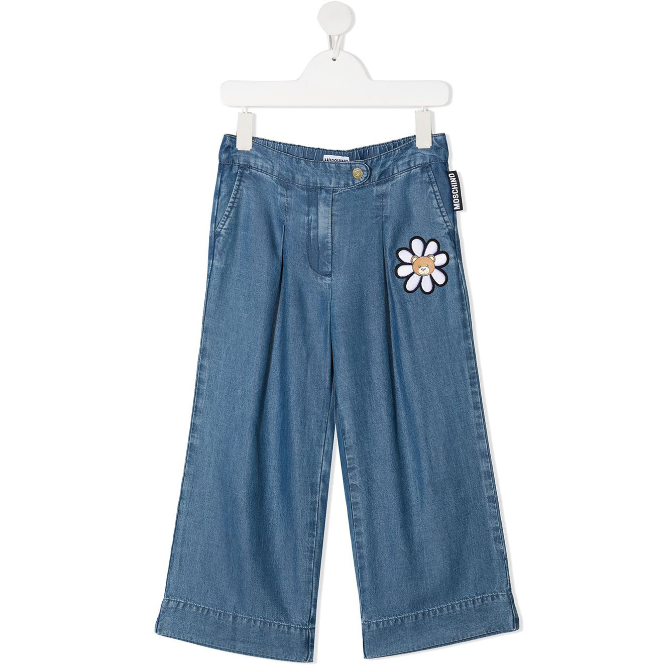Girls Sky Blue Long Trousers