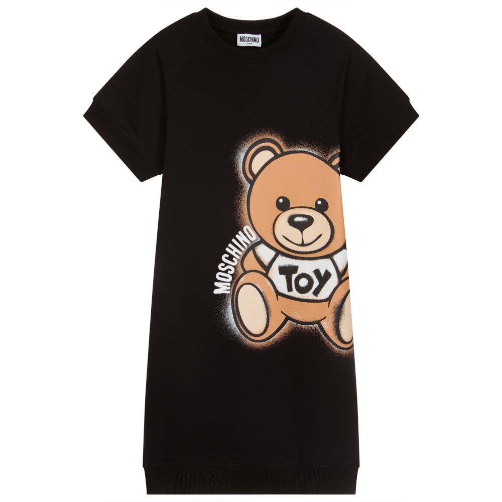 Robe noire en coton pour filles