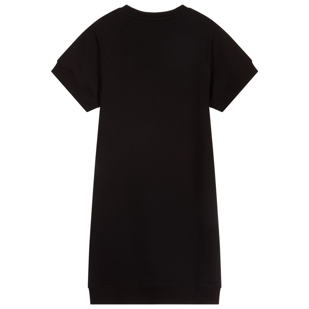 Robe noire en coton pour filles