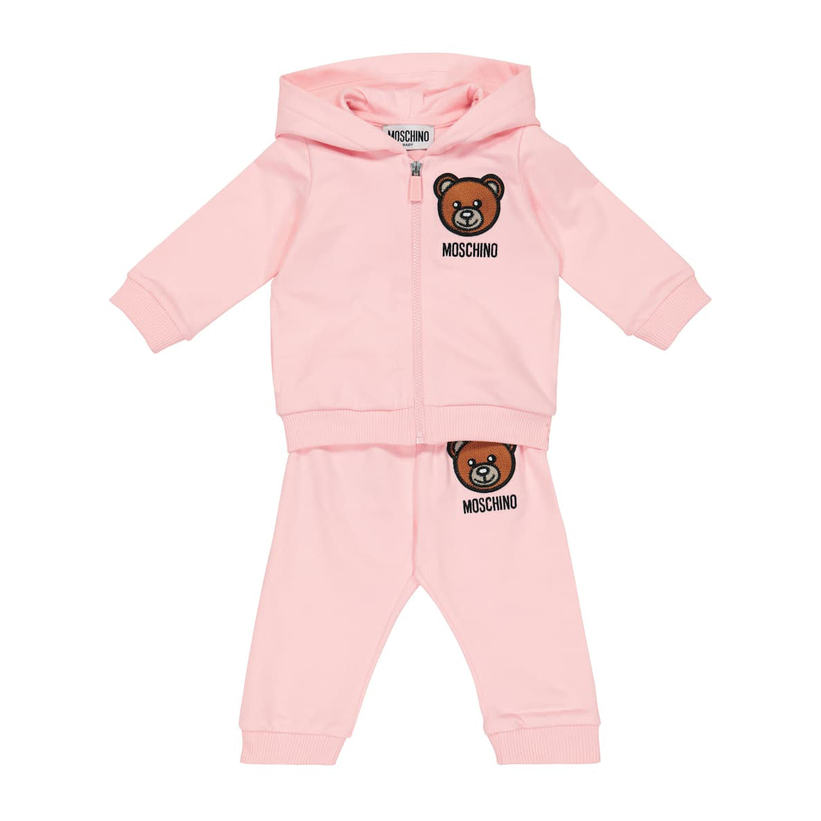 Ensemble en coton rose pour bébés filles