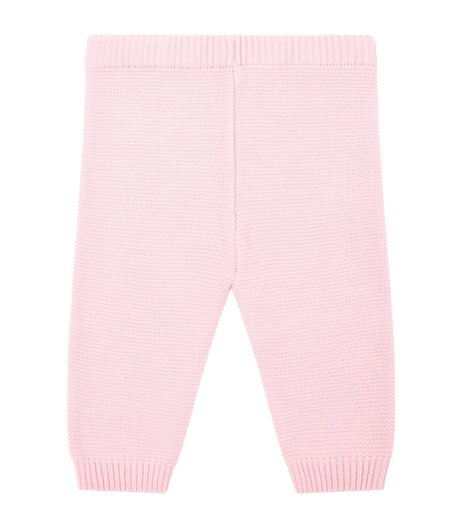 Baby Girls Rose Cotton Knit Trousers