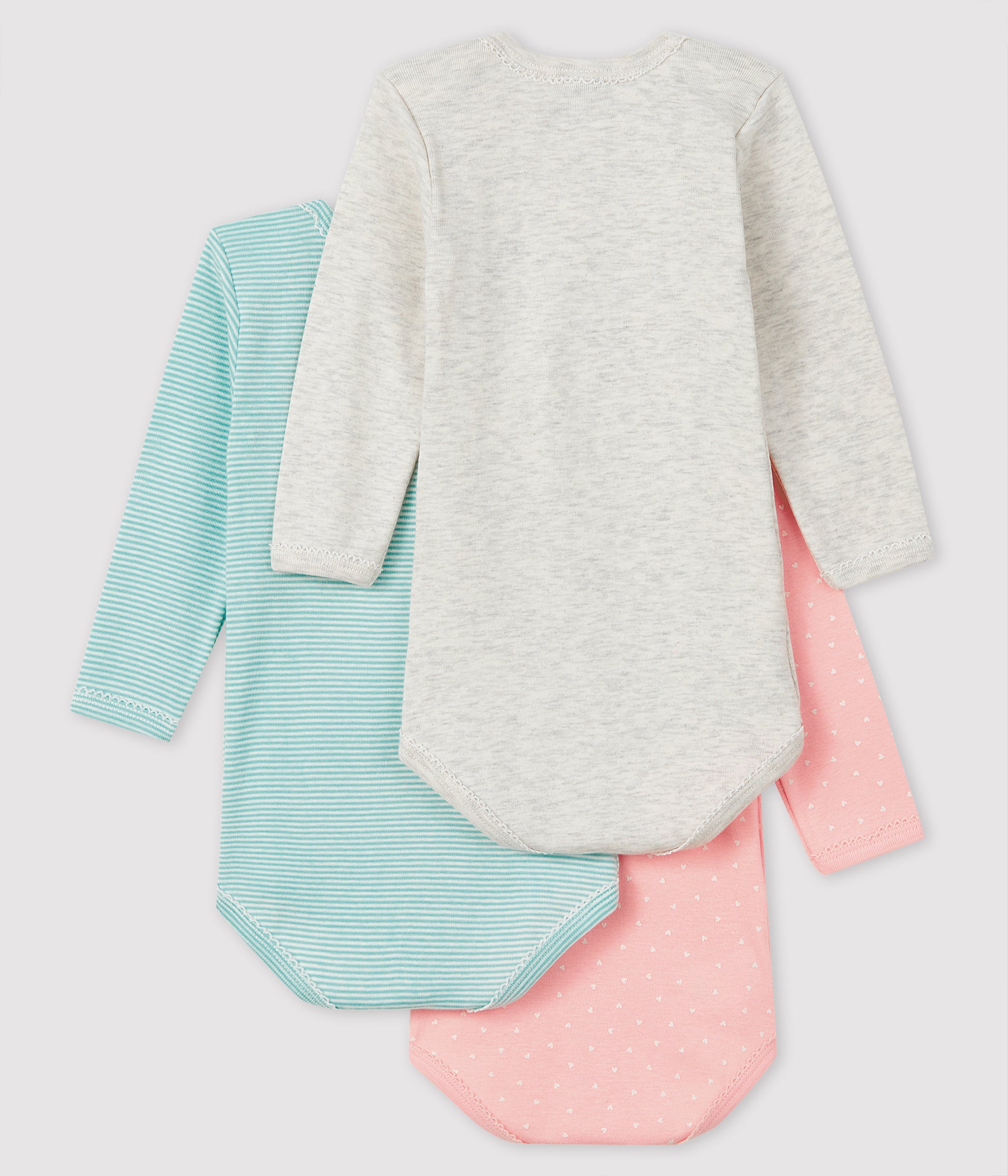 Baby Girls Multicolor Cotton Babysuit Sets