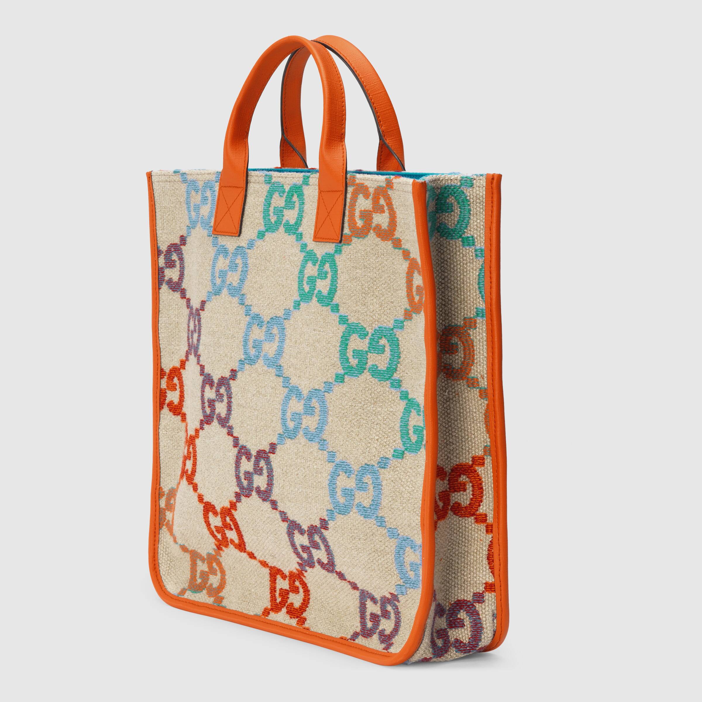 Girls Orange GG Logo Handbag