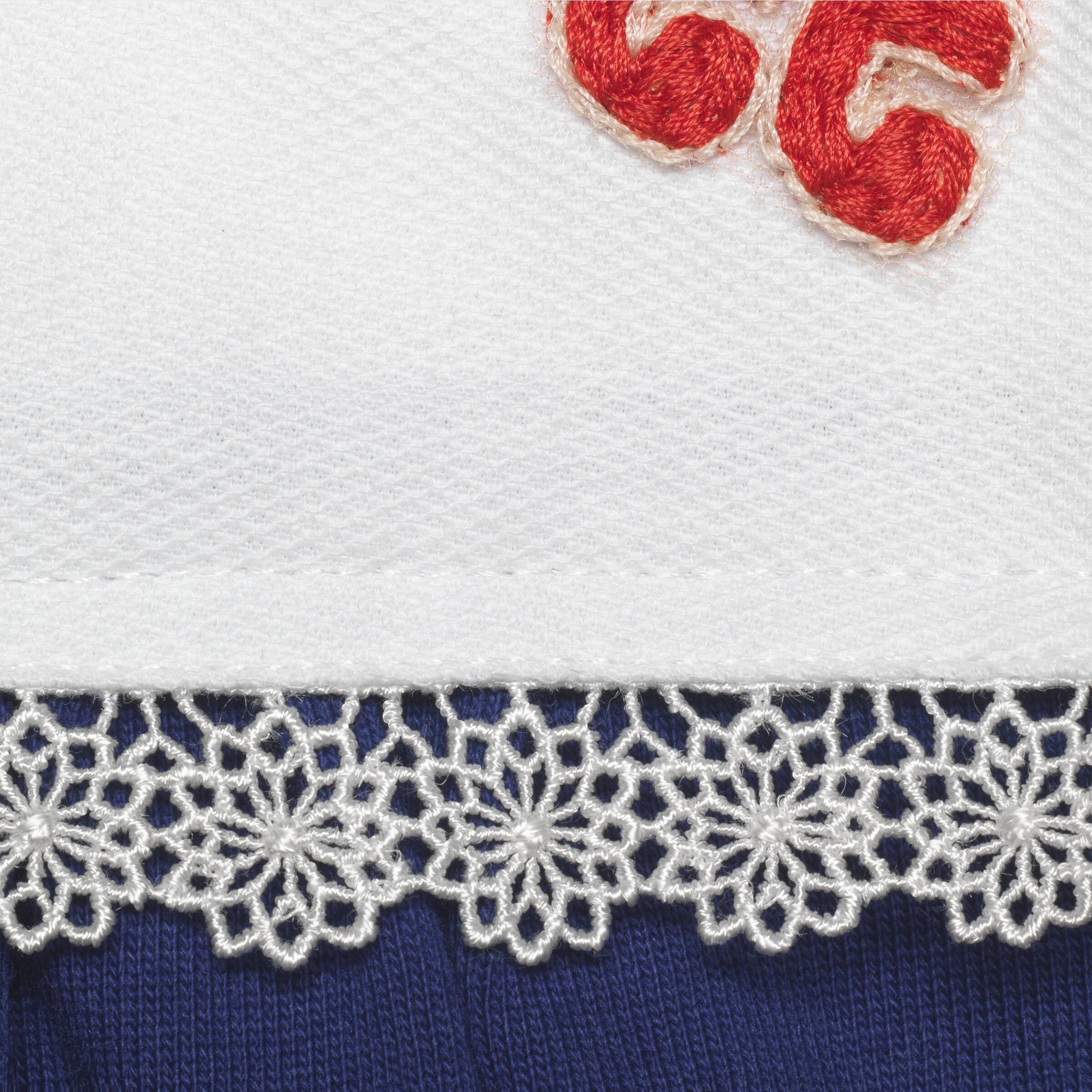 Robe en coton GG cerises bleue pour bébé fille