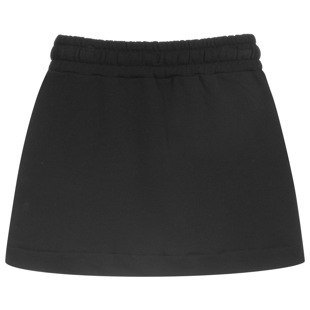 Jupe noire à logo pour filles