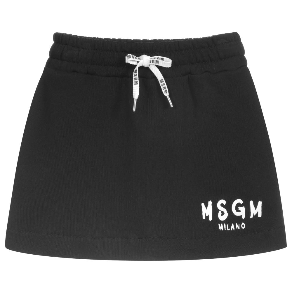 Jupe noire à logo pour filles