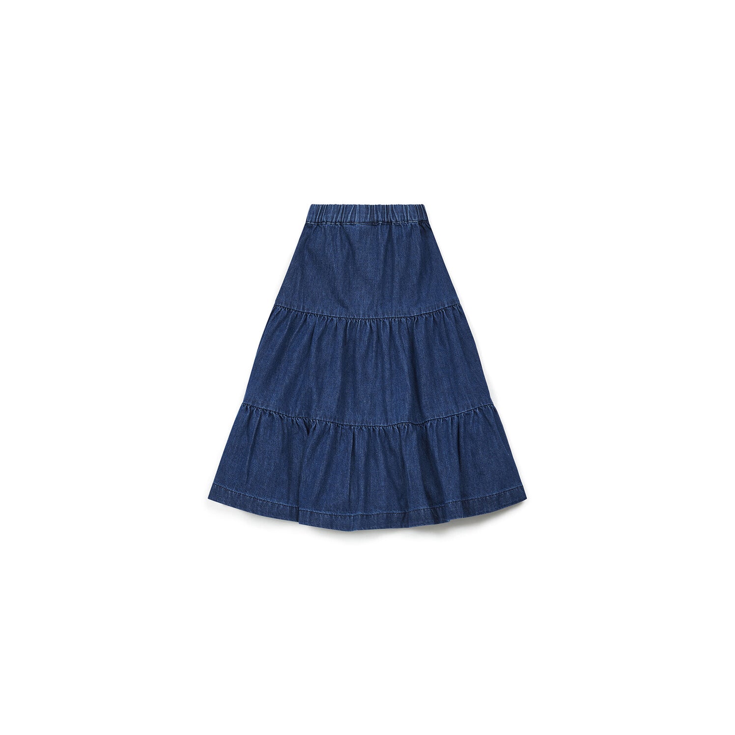 Jupe en jean bleu foncé pour filles