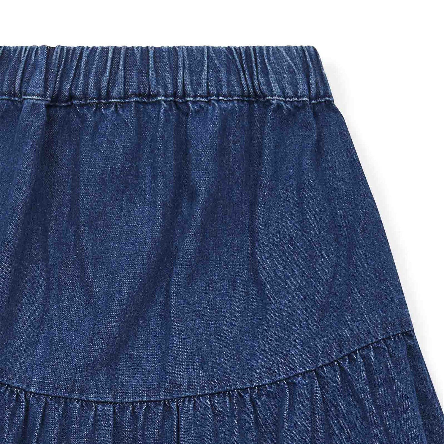 Jupe en jean bleu foncé pour filles