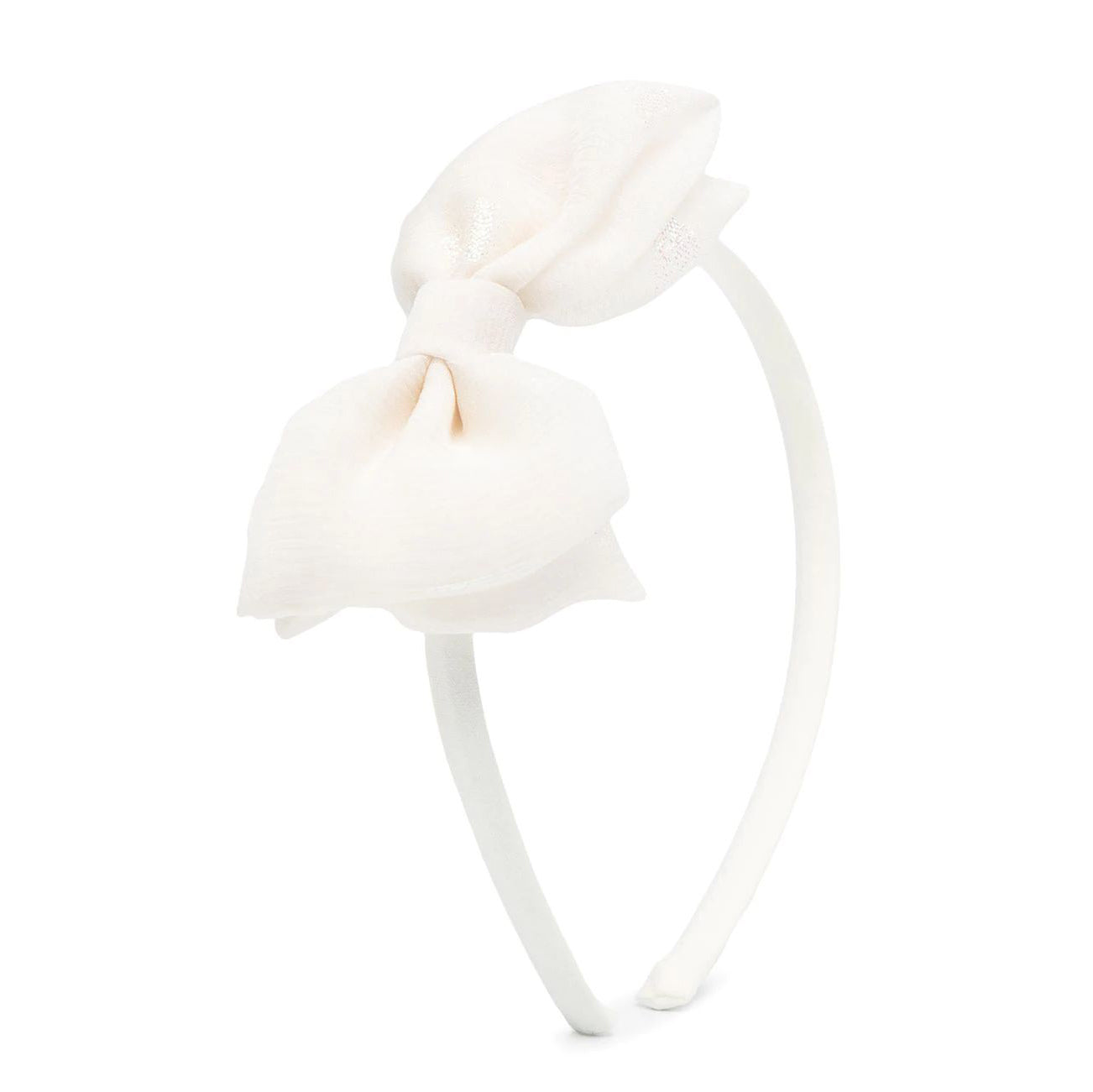 Bandeau Nœud Rose Clair pour Filles