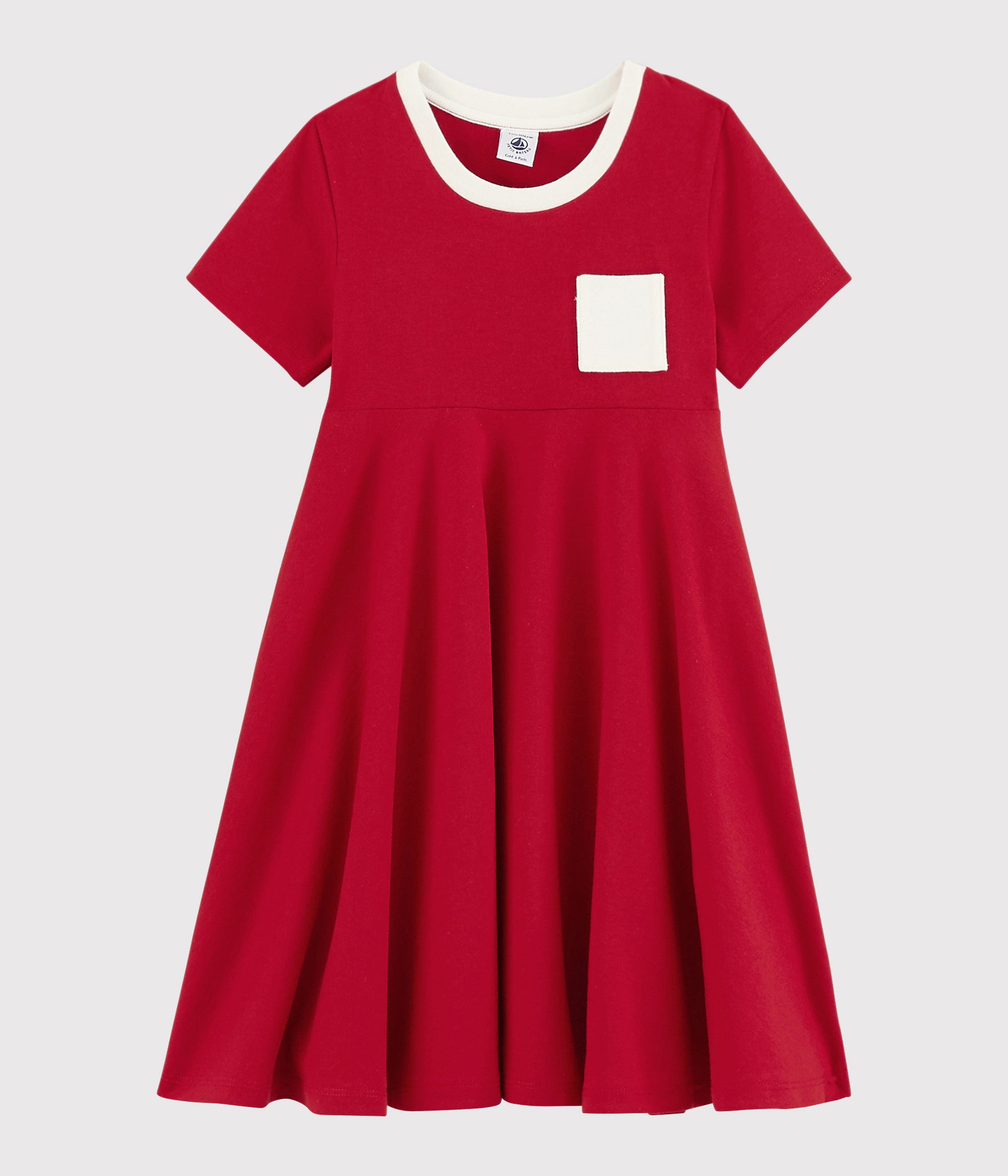 Robe Rouge en Coton pour Filles