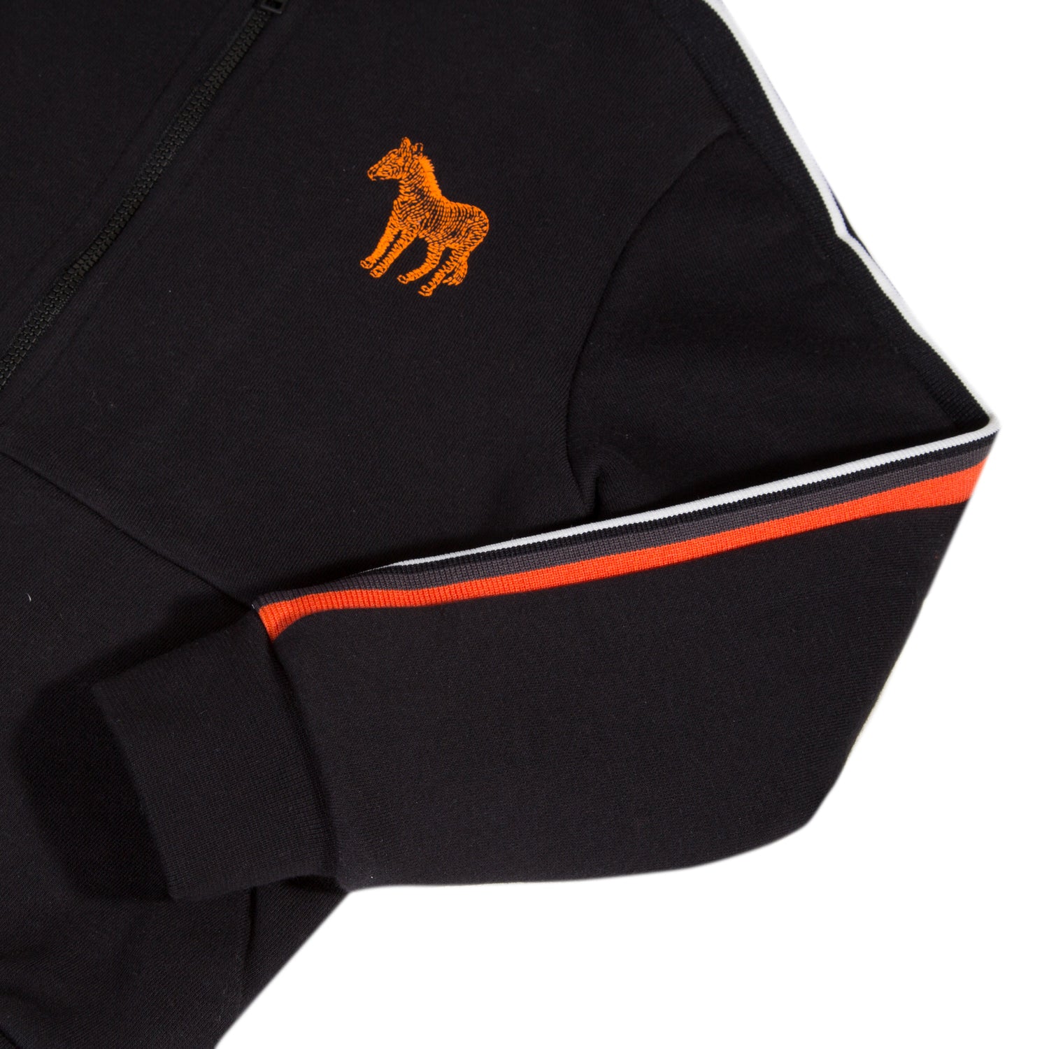 Boys Black Cotton Cardigan