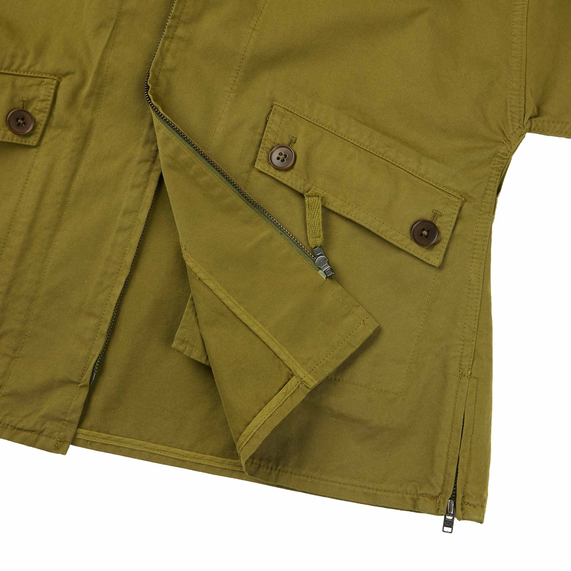 Boys & Girls Green Hooded Coat