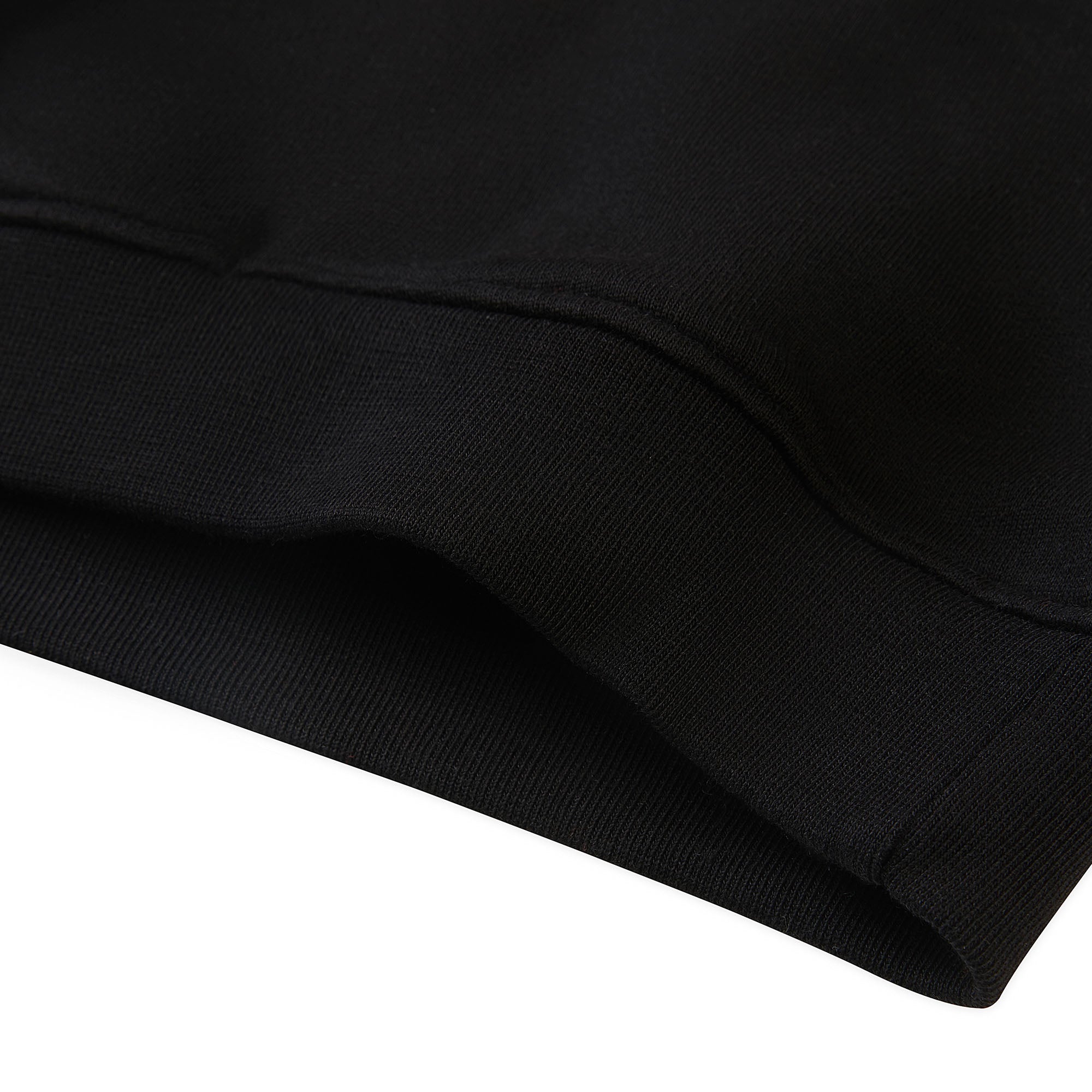 Boys White & Black Logo Cotton Sweatshirt