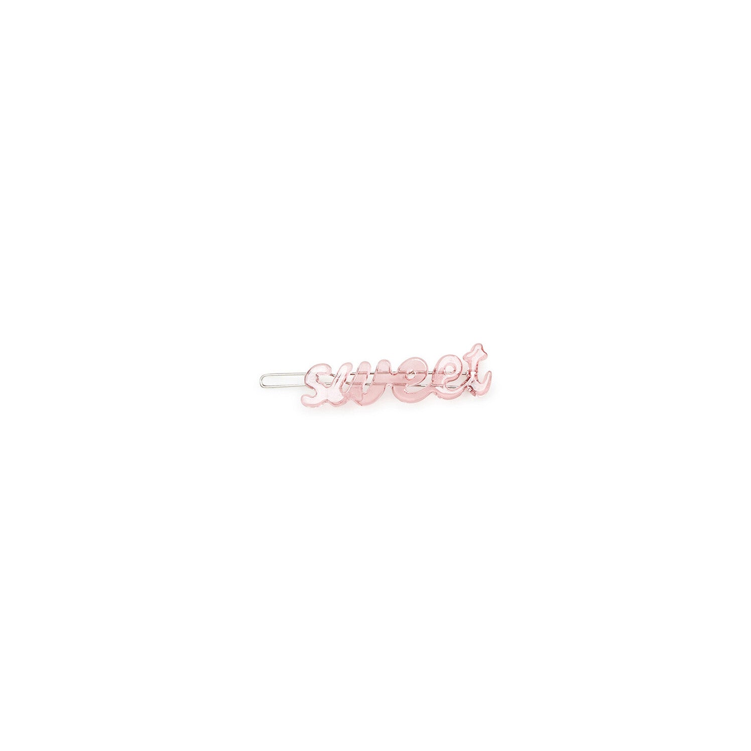 Girls Pink Logo Hair Clips