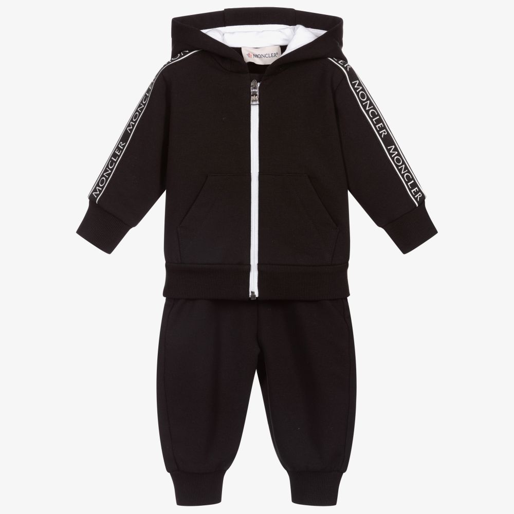 Baby Boys Black Cotton Set
