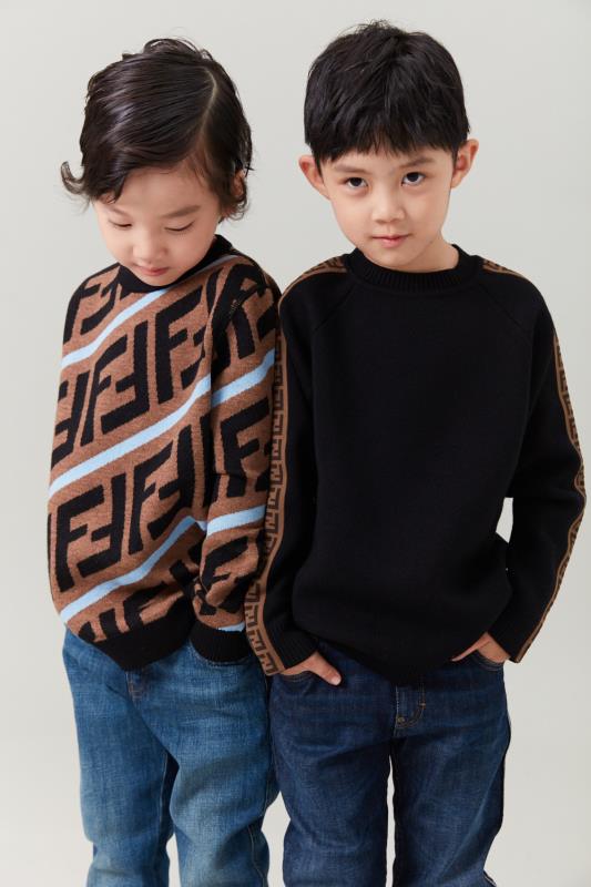 Boys Brown FF Jumper