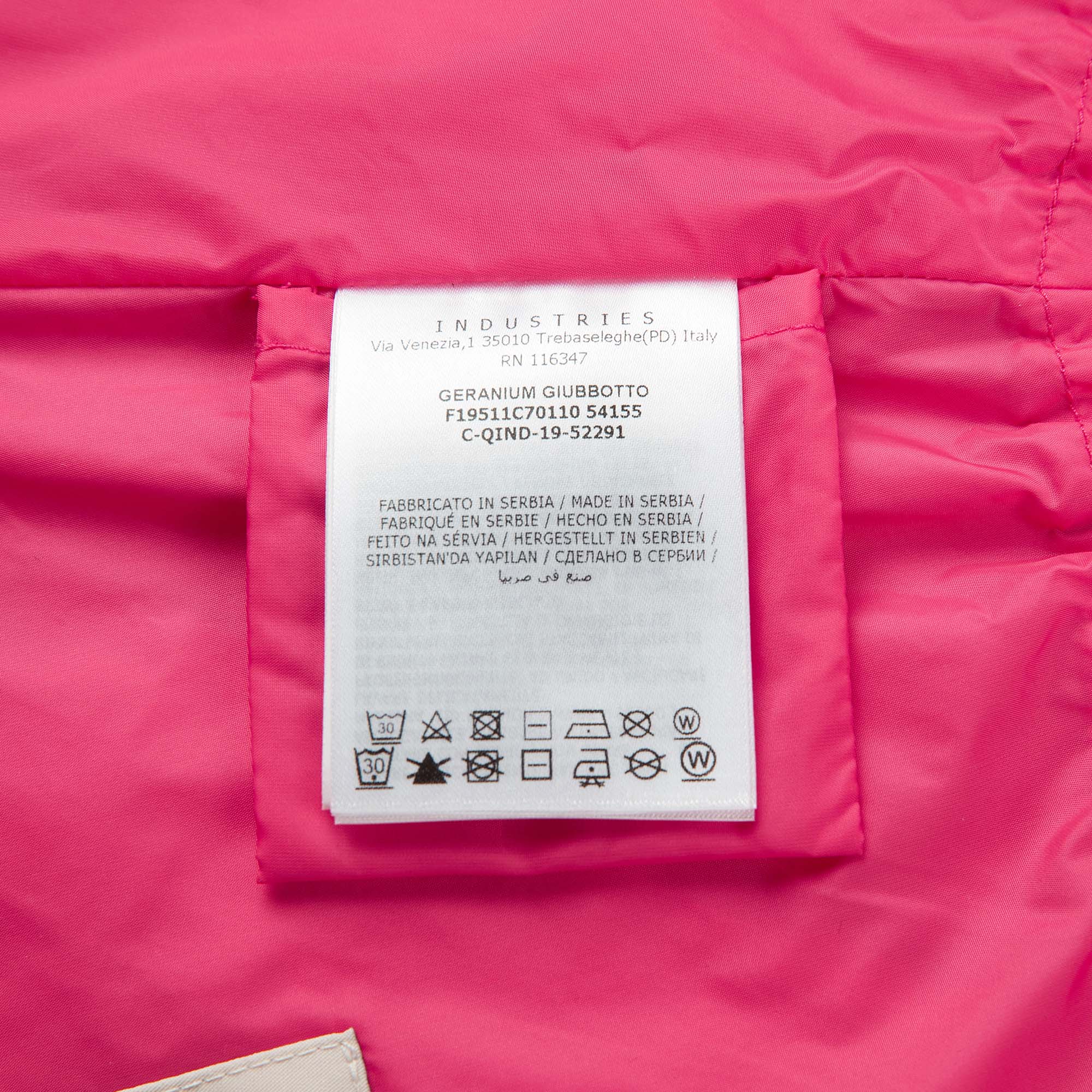 Baby Girls Pink Hooded Jacket