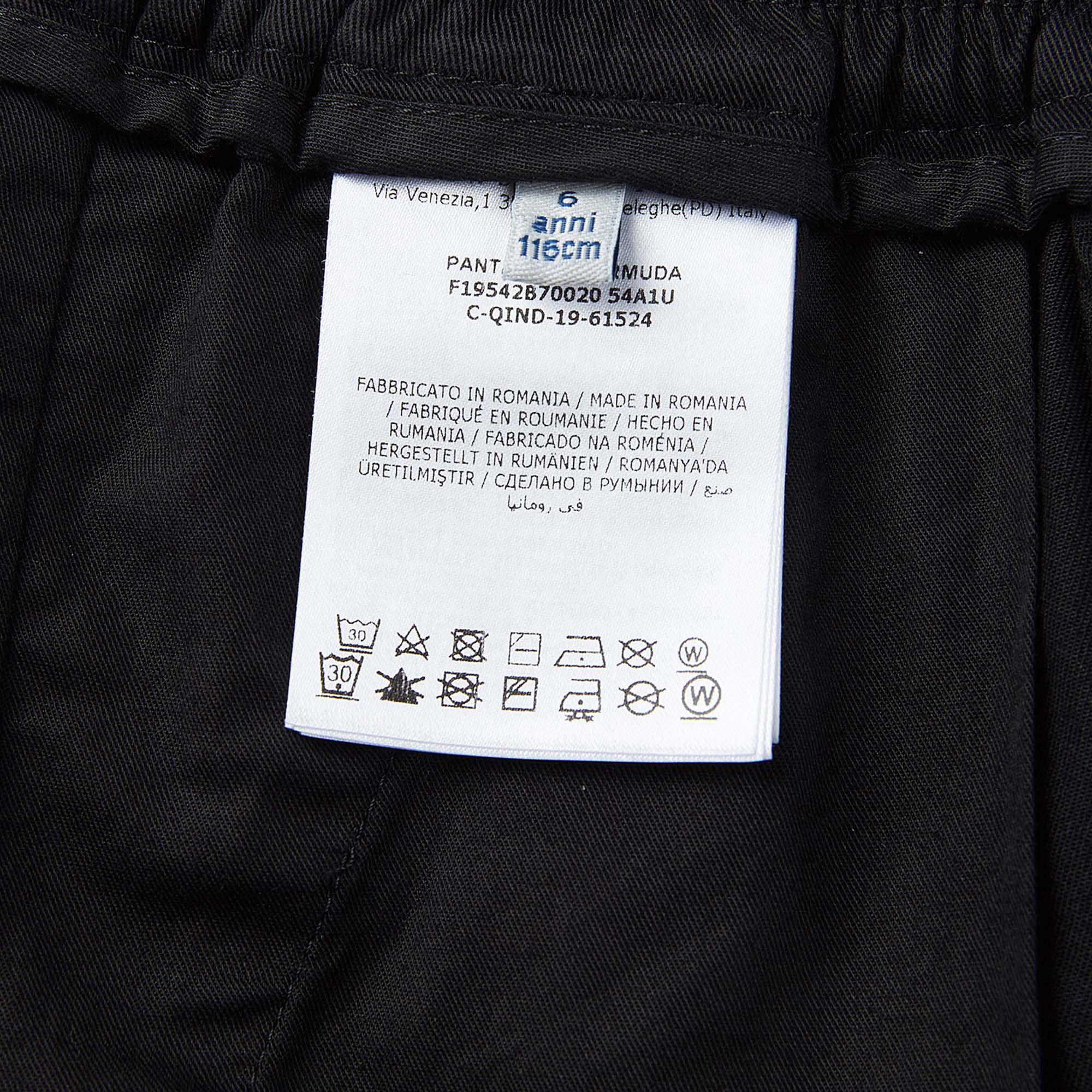 Boys Black Shorts