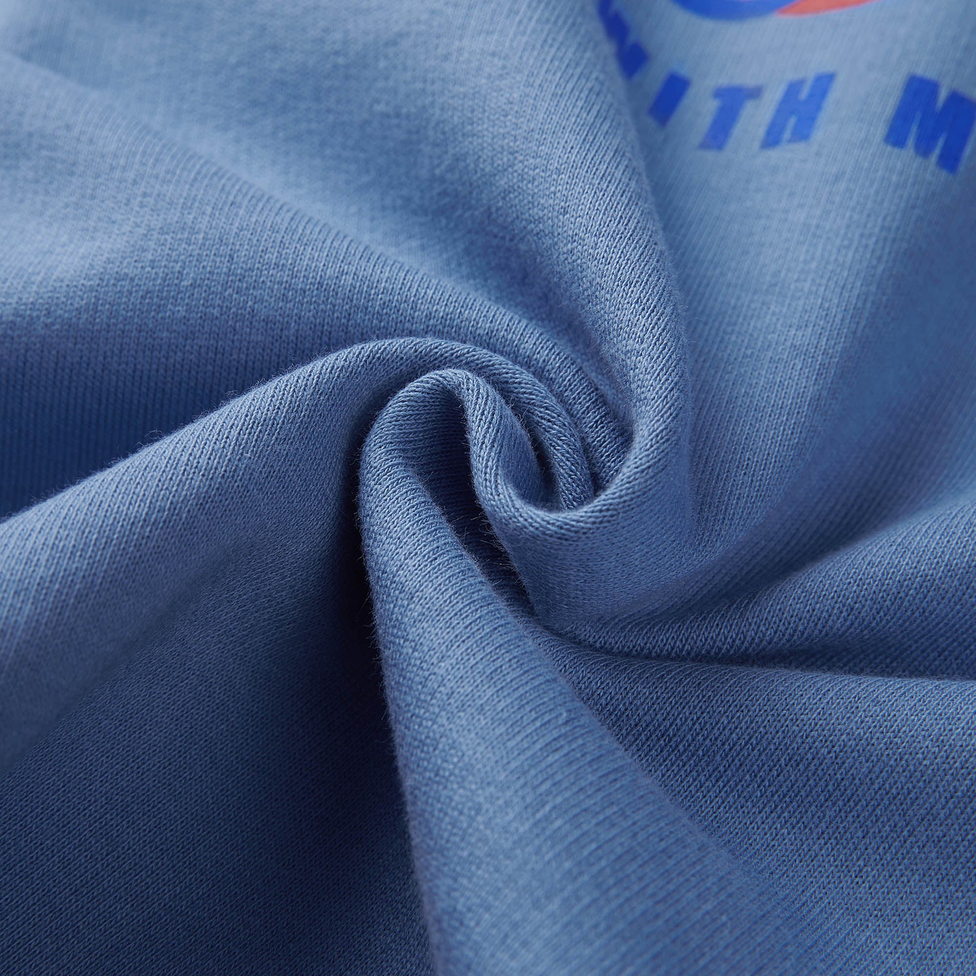 Boys Blue Hooded Cotton Sweatshirt