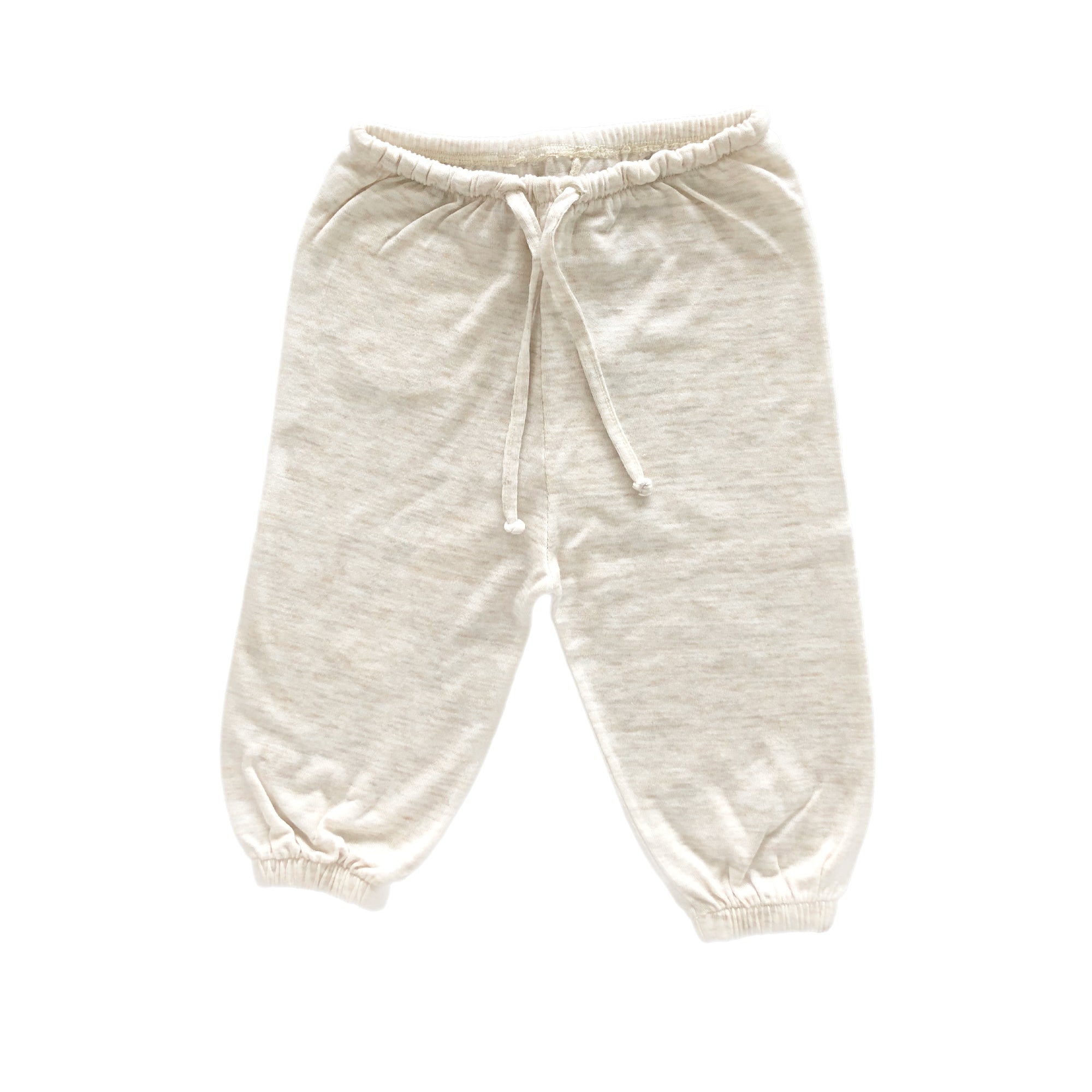 Baby Oatmeal Jersey Trousers