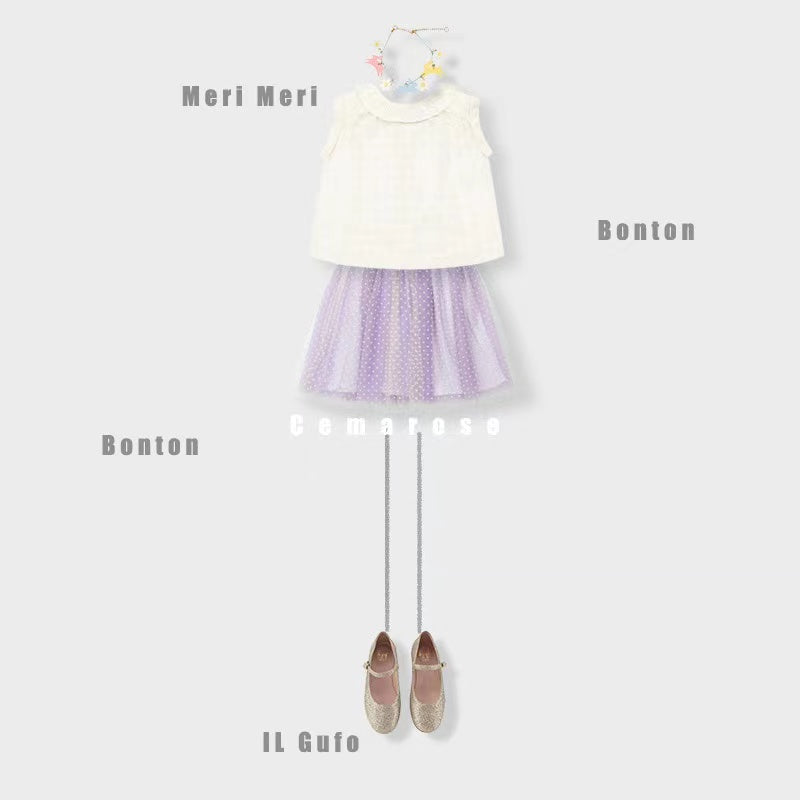 Baby Girls White Cotton Top