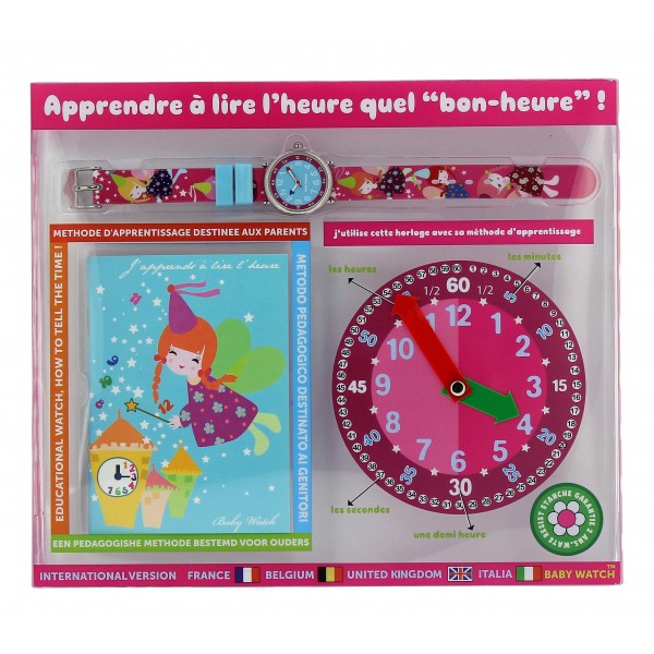 Montre rose Ferries pour filles (4-7 ans)